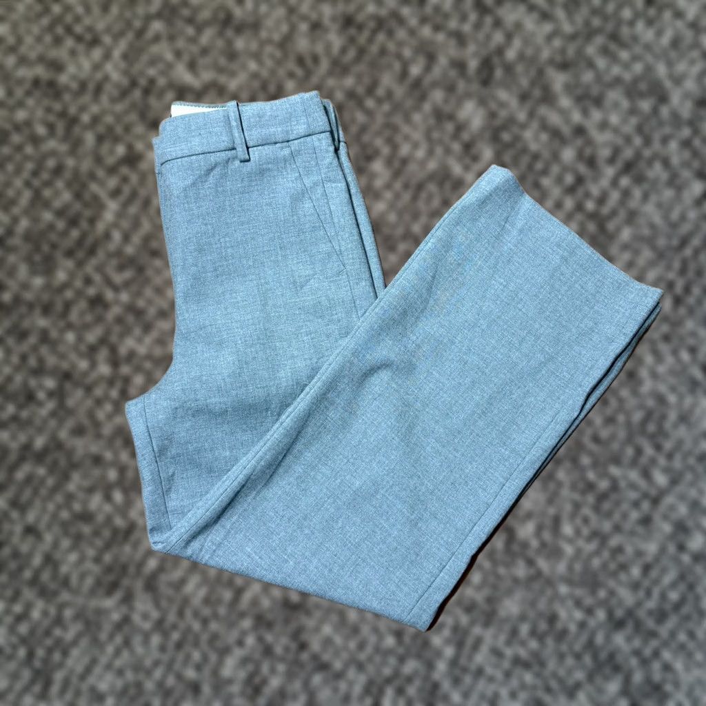 J.Crew J. Crew Womens Pants 10P Peyton Career Business Gray Stretch Pull On Full Length A17 Size 32" / US 10 / IT 46 - 1 Thumbnail