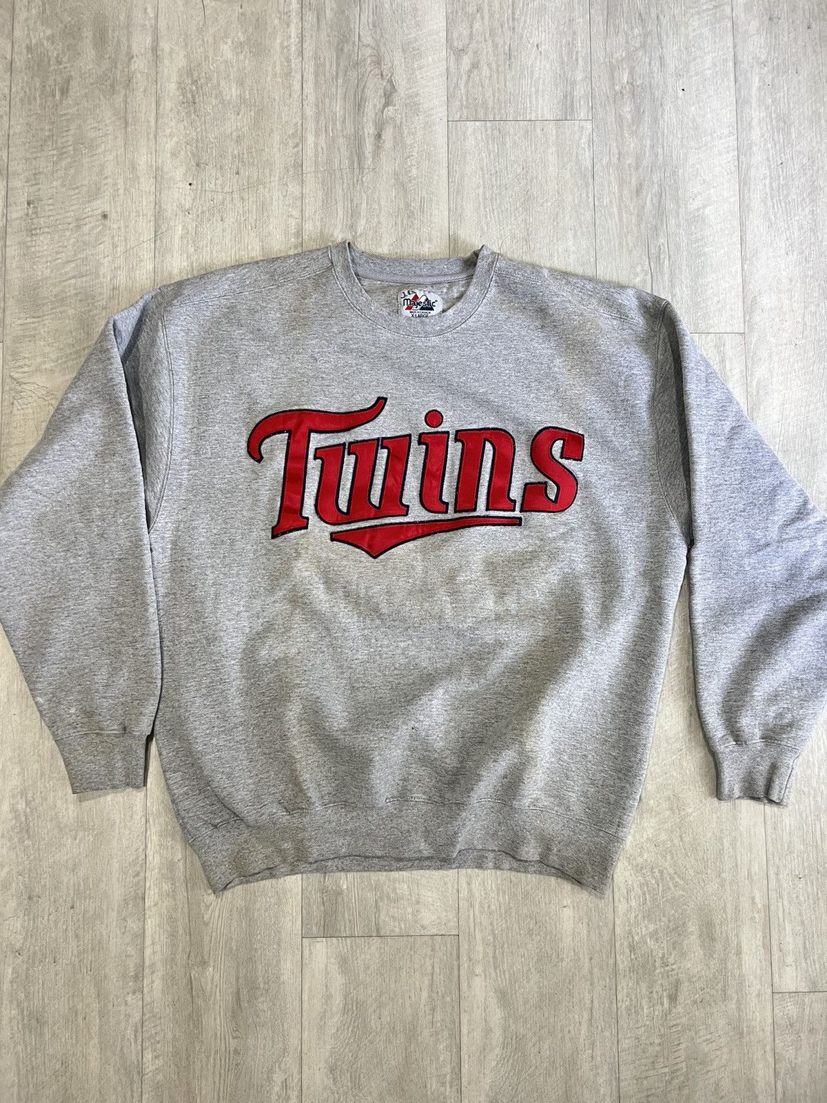 Vintage Minnesota Twins Majestic Sweatshirt Size 2XL Gray MLB – Throwback  Vault