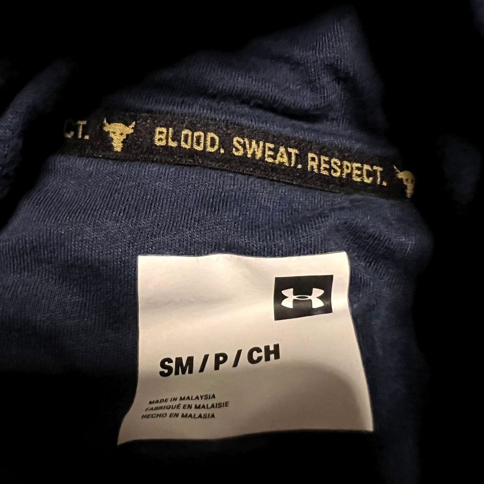 Under Armour Under Armour Project Rock Hoodie Mens Small Blue Freedom Full Zip Sweatshirt Size US S / EU 44-46 / 1 - 7 Thumbnail