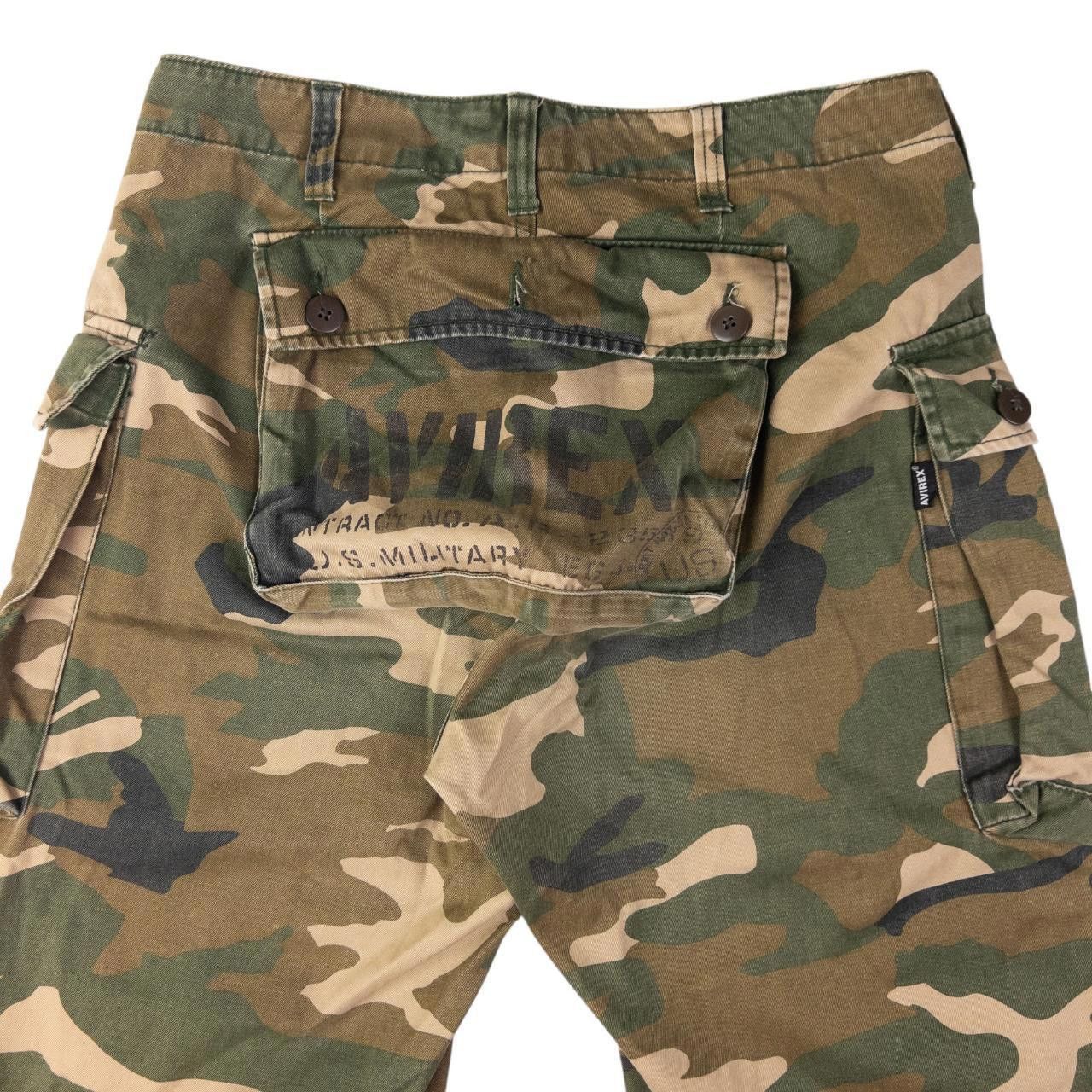 Avirex Vintage AVIREX Camo Cargo Pocket Trousers Size W31 Size US 30 / EU 46 - 2 Thumbnail
