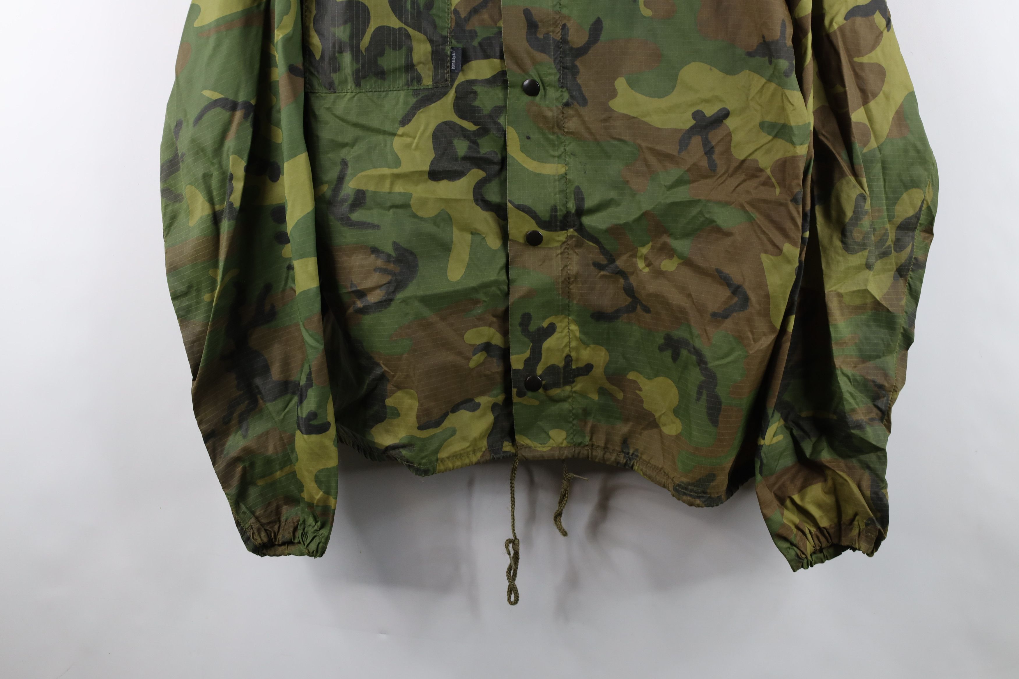 Vintage Vintage 70s Streetwear Hooded Windbreaker Jacket USA Size US XL / EU 56 / 4 - 3 Thumbnail