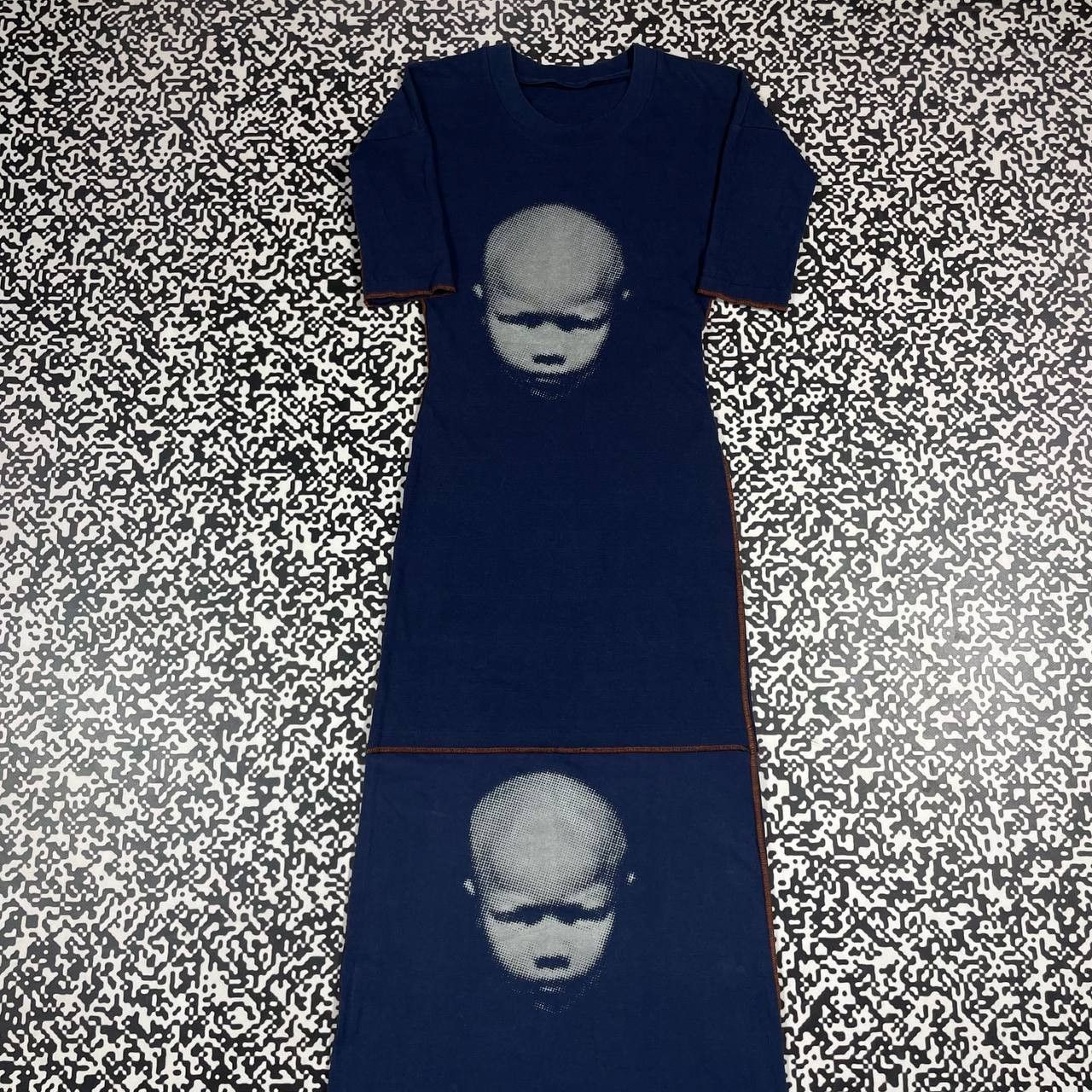 Xuly.Bet Vintage Y2K XULY.BET Archive JPG Style Maxi Dress Face Kid Size M / US 6-8 / IT 42-44 - 6 Thumbnail