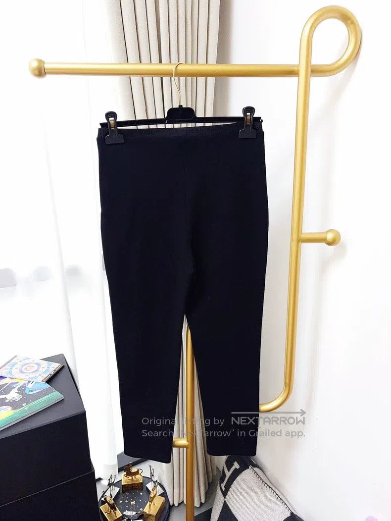 Chanel Chanel 22A High-end Handicraft Workshop Black Leggings Size 25" / US 0 / IT 36 - 3 Thumbnail