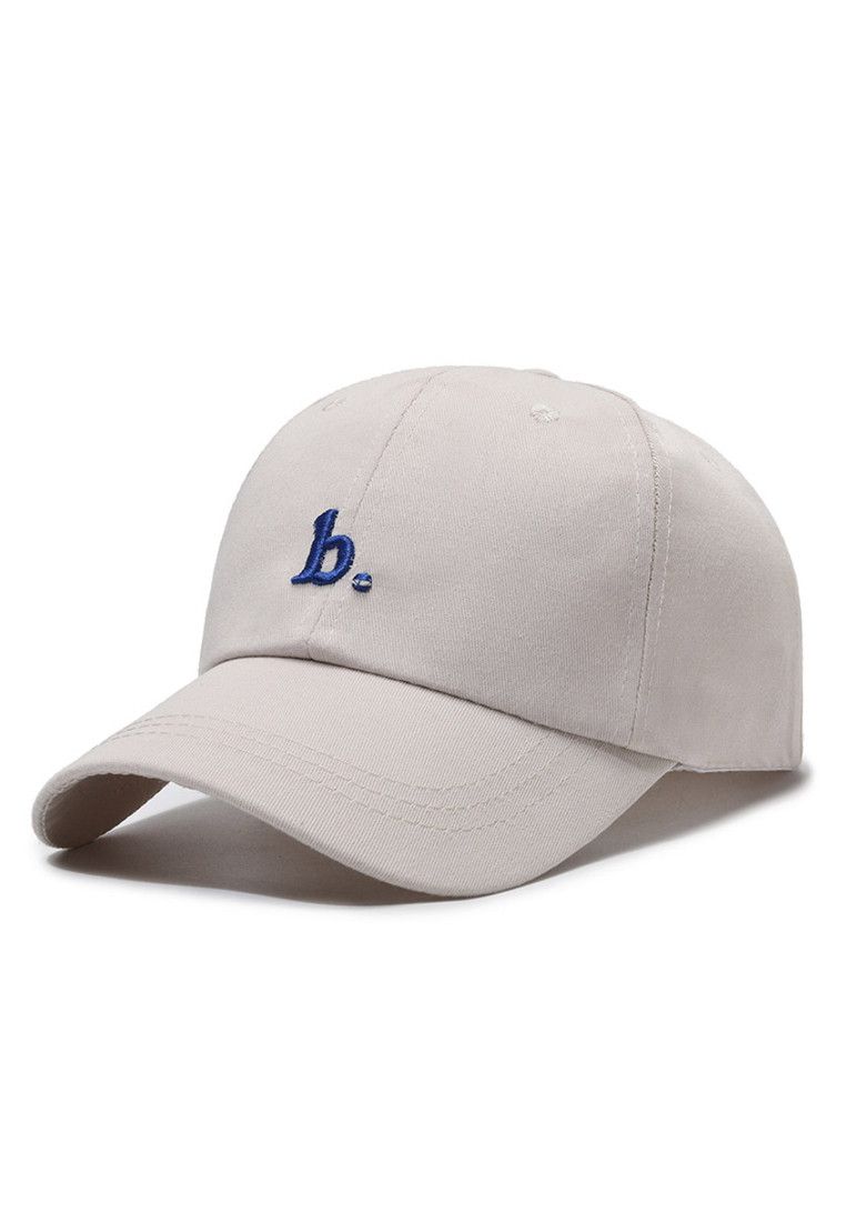Other Letter b Embroidered Beige Adjustable Baseball Cap Size ONE SIZE - 1 Thumbnail