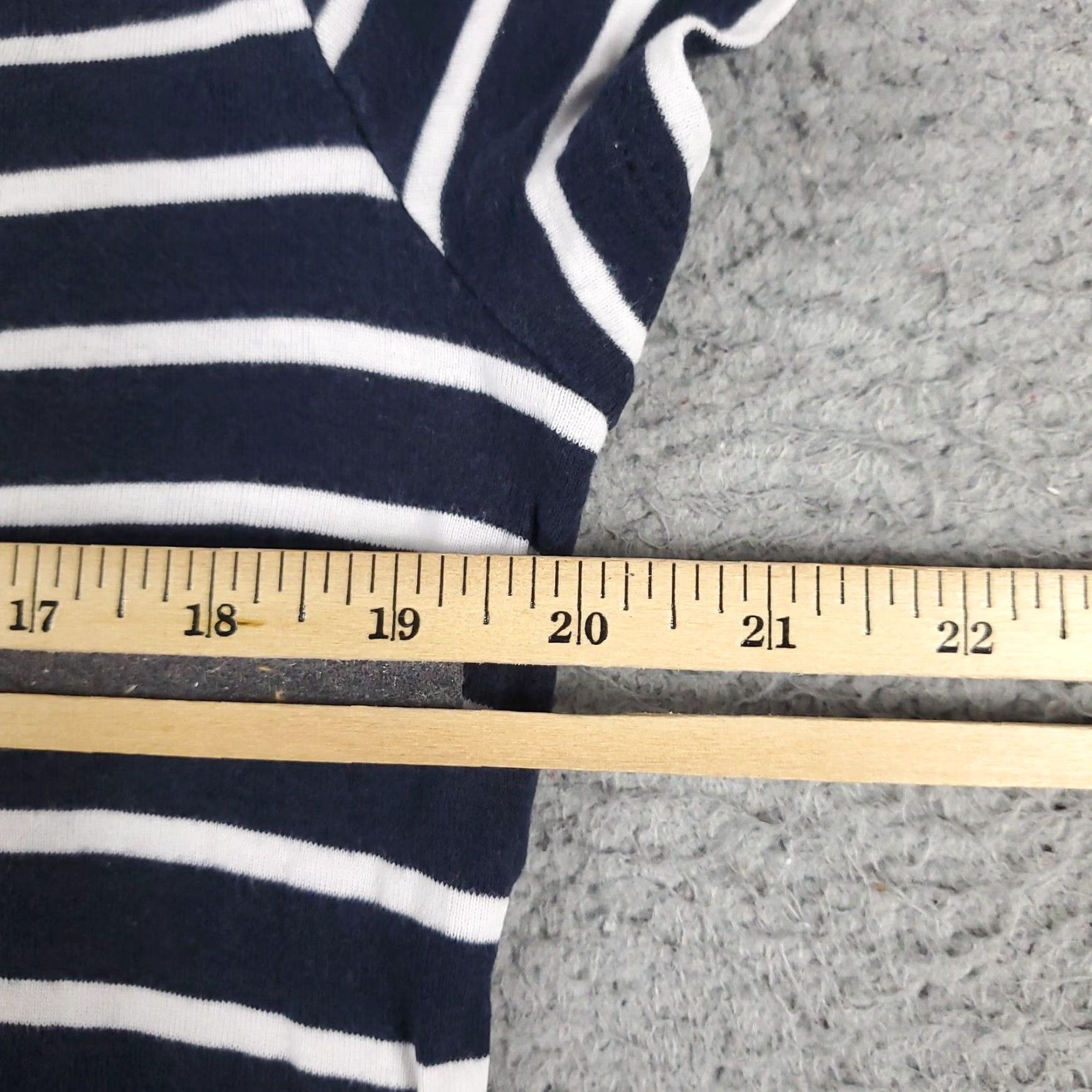 Tommy Hilfiger Tommy Hilfiger Womens Blue White Striped Short Sleeve T Shirt Large Size L / US 10 / IT 46 - 6 Thumbnail