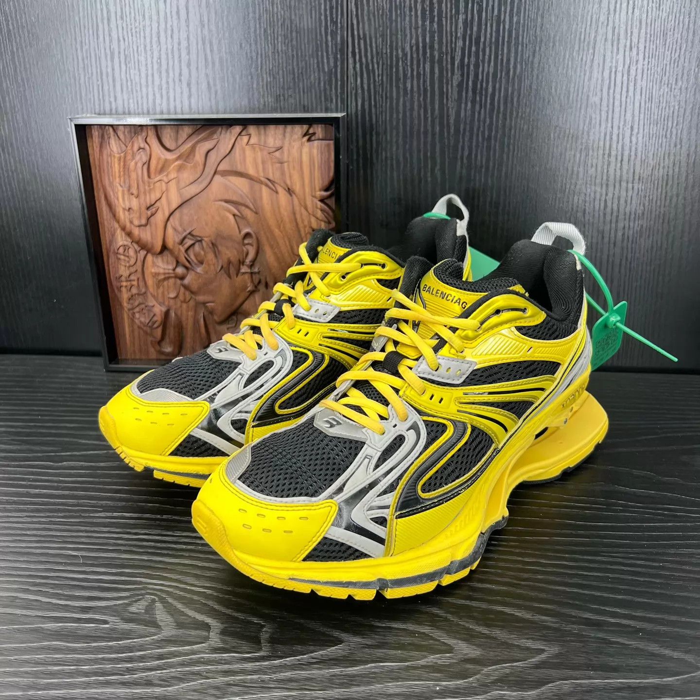 Balenciaga X-Pander Black Yellow 42 New