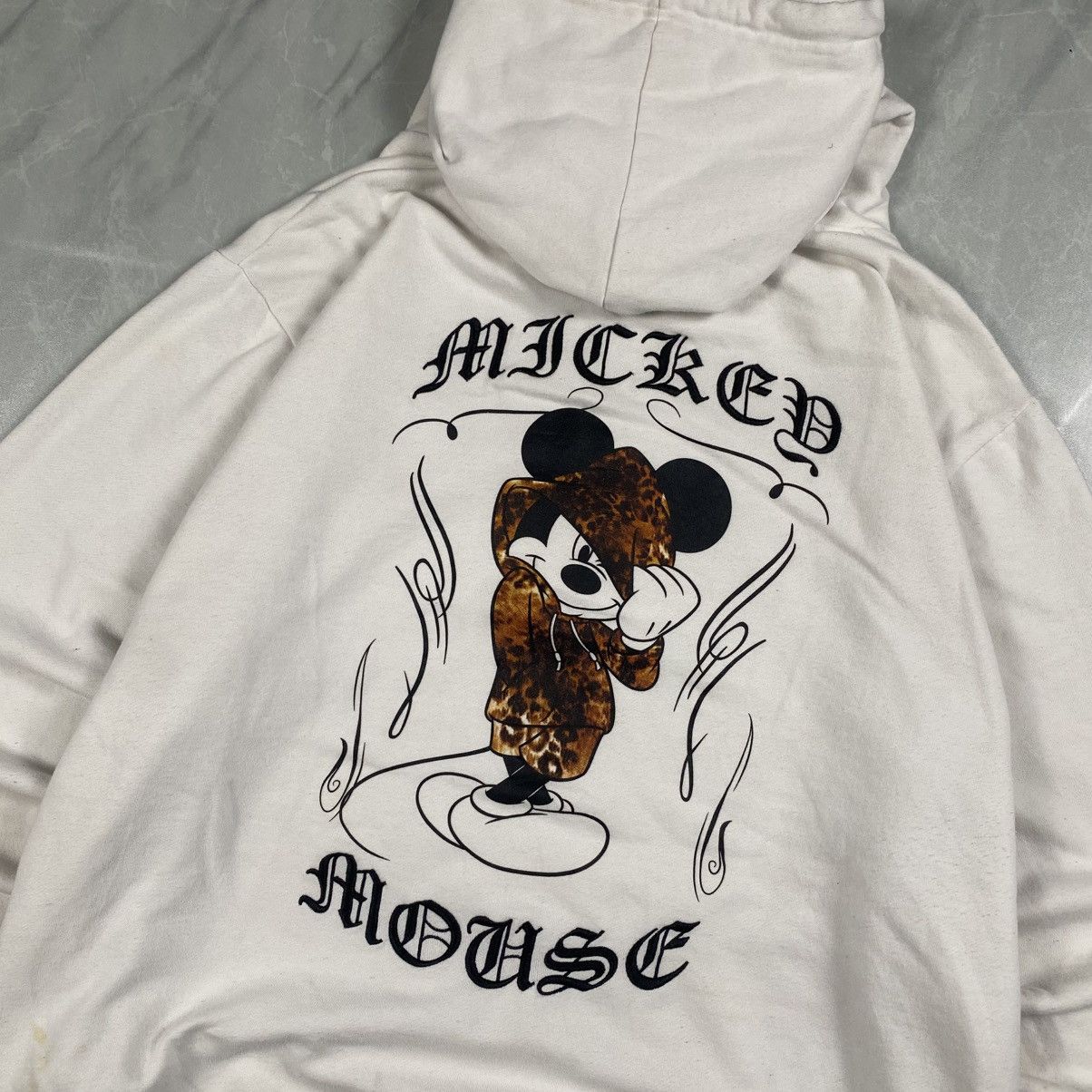 Disney Mickey Mouse Tattoo Chrome Heart Inspired Wording Size US XXL / EU 58 / 5 - 2 Thumbnail