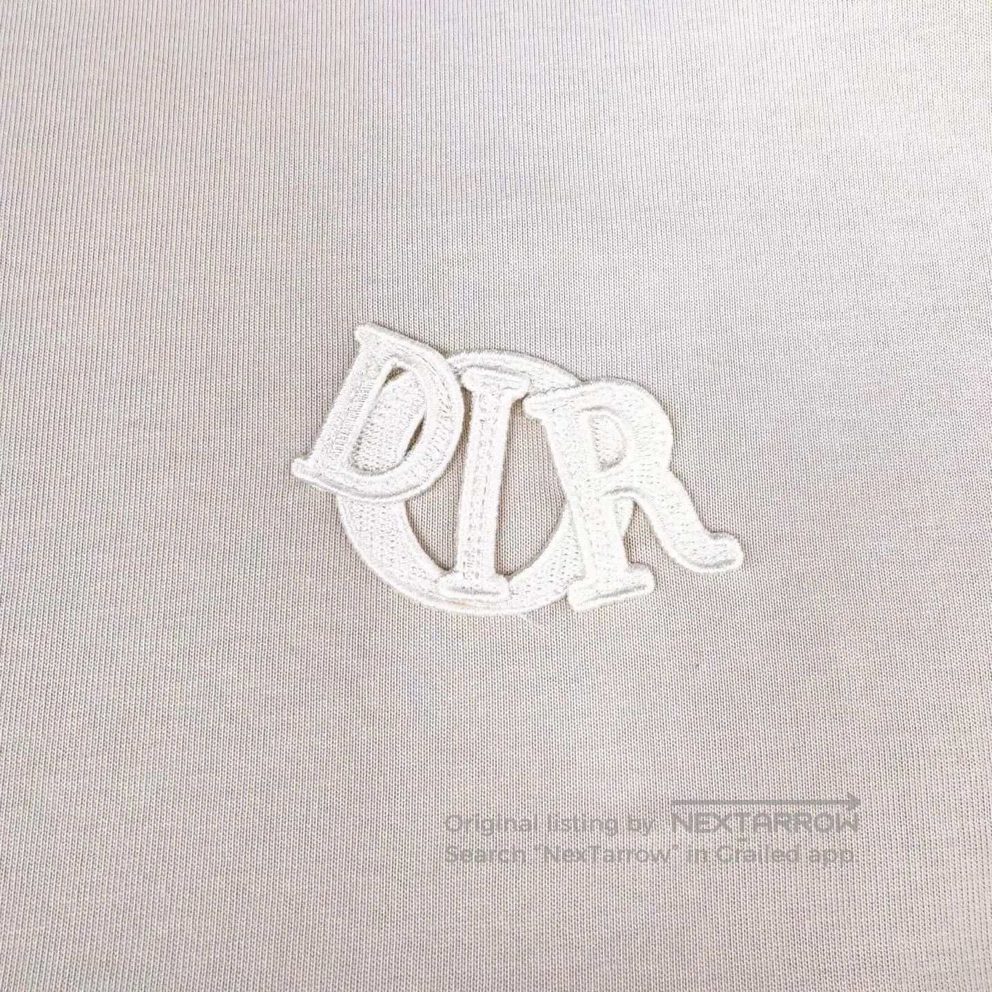 Dior Dior SS25 Beige Embroidered Logo Short - Sleeve. Size US M / EU 48-50 / 2 - 4 Thumbnail