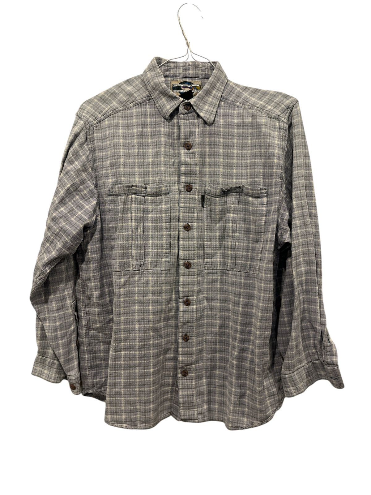 ExOfficio Vintage EXOFFICIO Men’s Medium Long Sleeve Shirt Purple Size US M / EU 48-50 / 2 - 1 Thumbnail