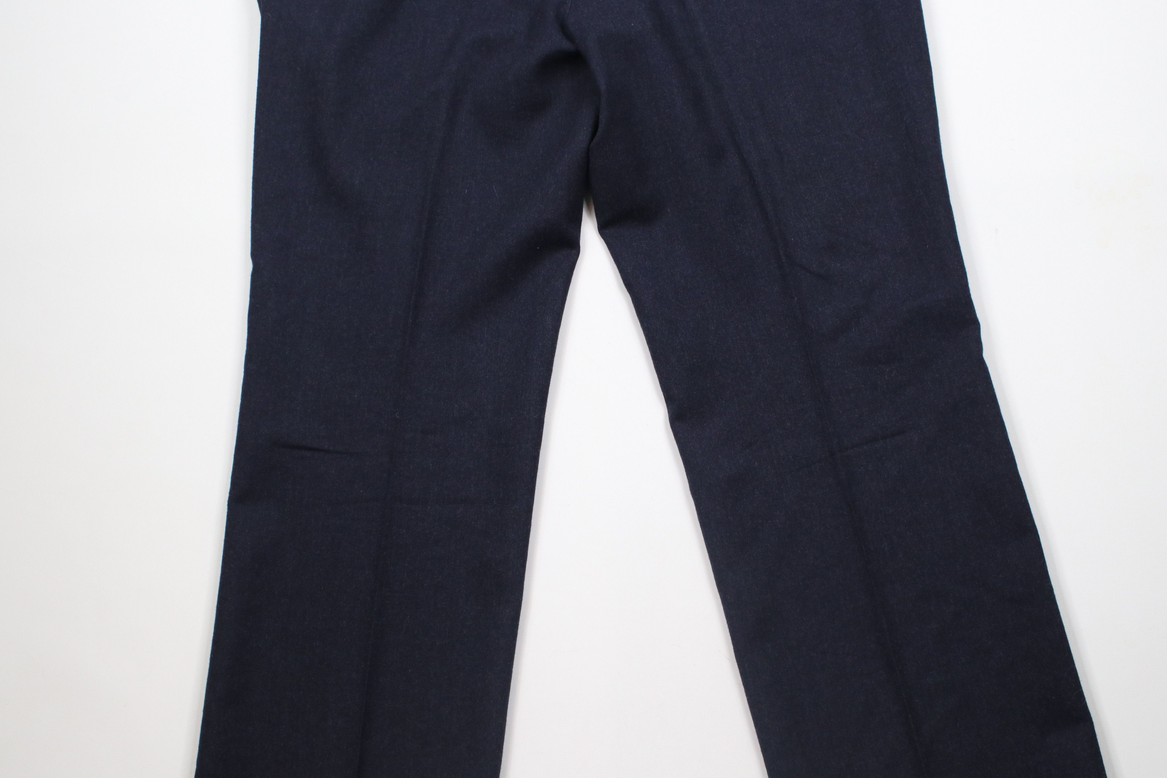 Vintage Vintage 90s Streetwear Wide Leg Chino Pants Trousers Blue Size US 34 / EU 50 - 9 Thumbnail