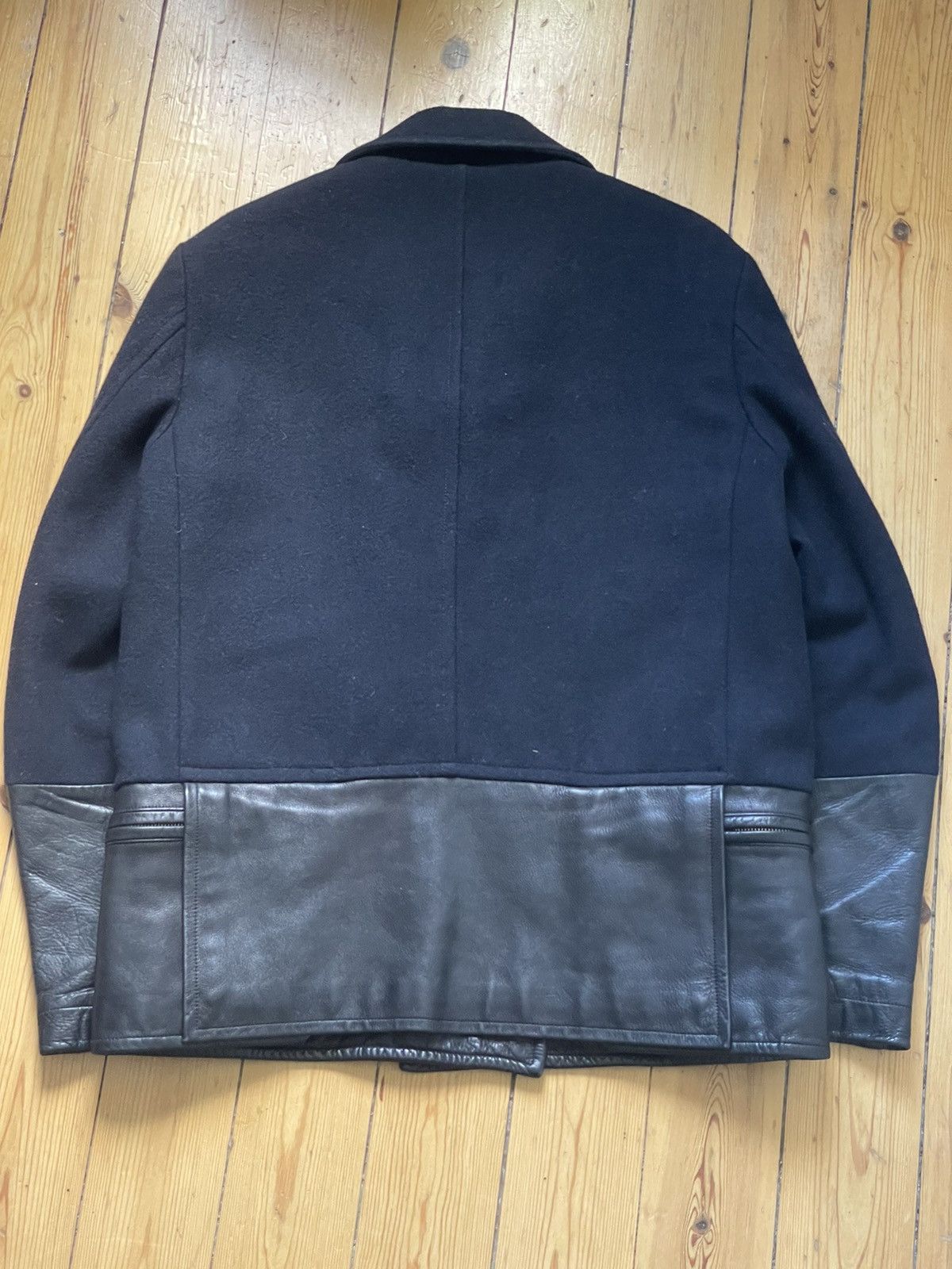 Undercover Undercoverism Hybrid Leather Pea coat Undercover F/W 11 Size US M / EU 48-50 / 2 - 10 Thumbnail