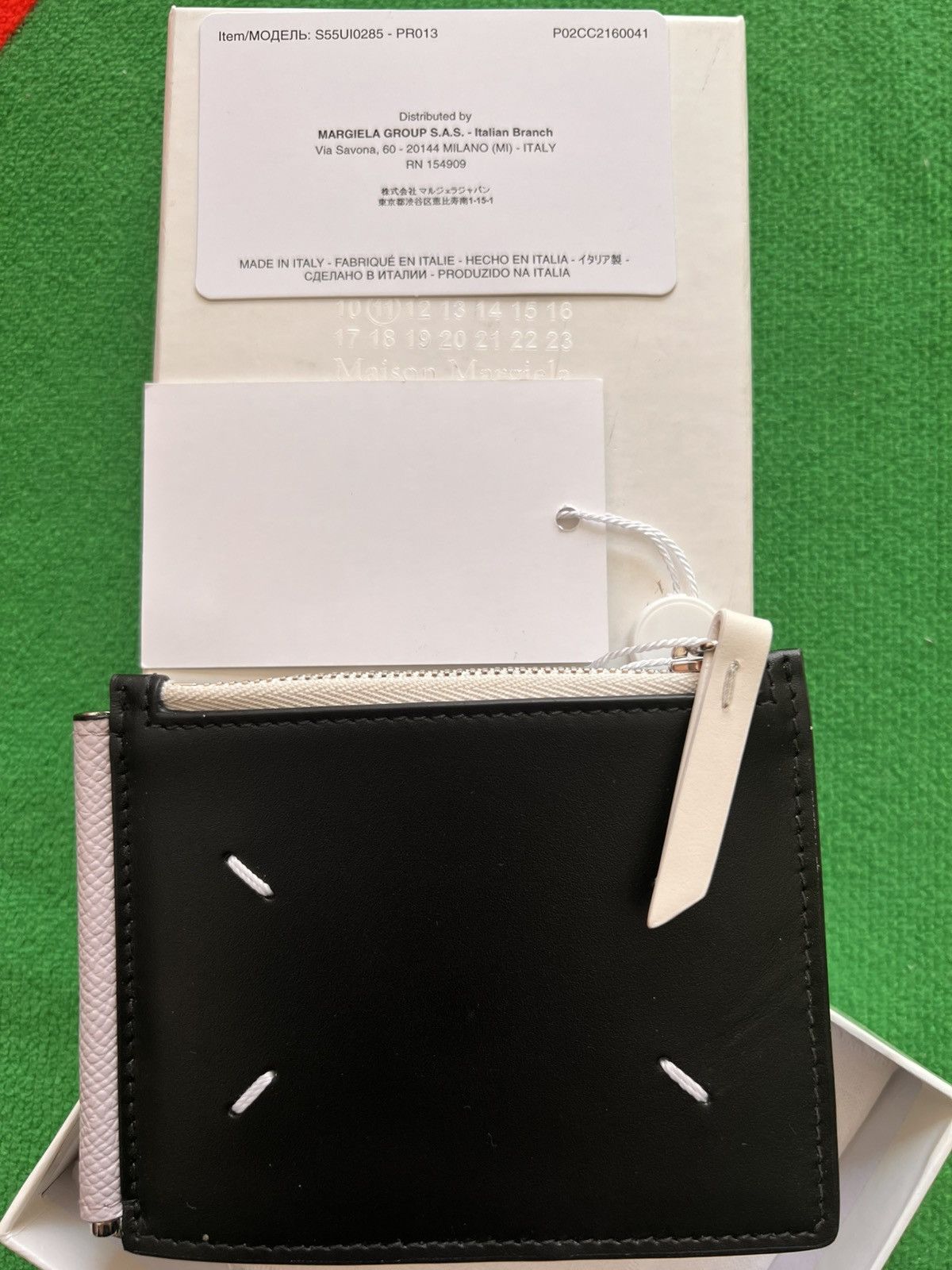 Maison Margiela Maison Margiela Leather Zip Card Holder Wallet Black clip Size ONE SIZE - 13 Thumbnail
