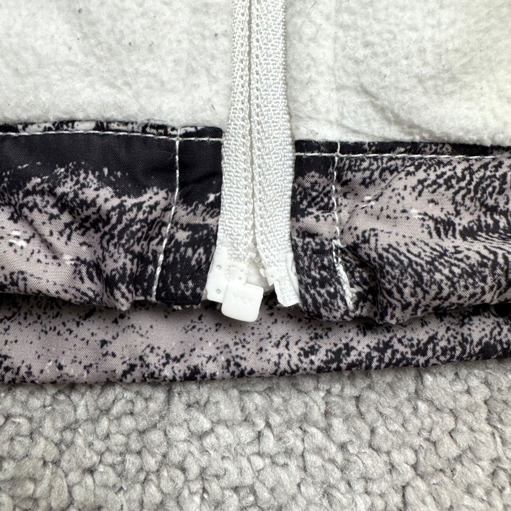 The North Face The North Face Jacket Womens Small Black White BrushStroke Fleece Full Zip Agave Size S / US 4 / IT 40 - 6 Thumbnail