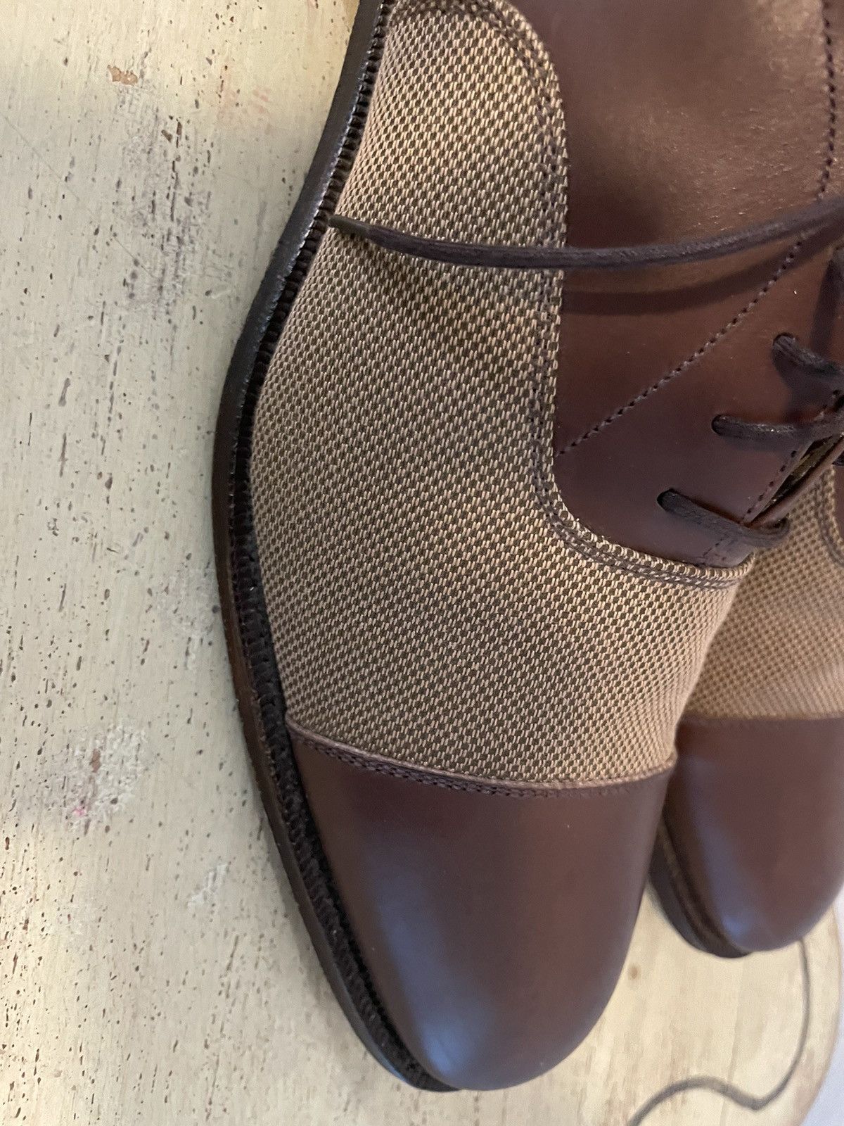 Brooks Brothers × Peal And Co Textured Cap Toe Oxford Size US 9 / EU 42 - 2 Thumbnail