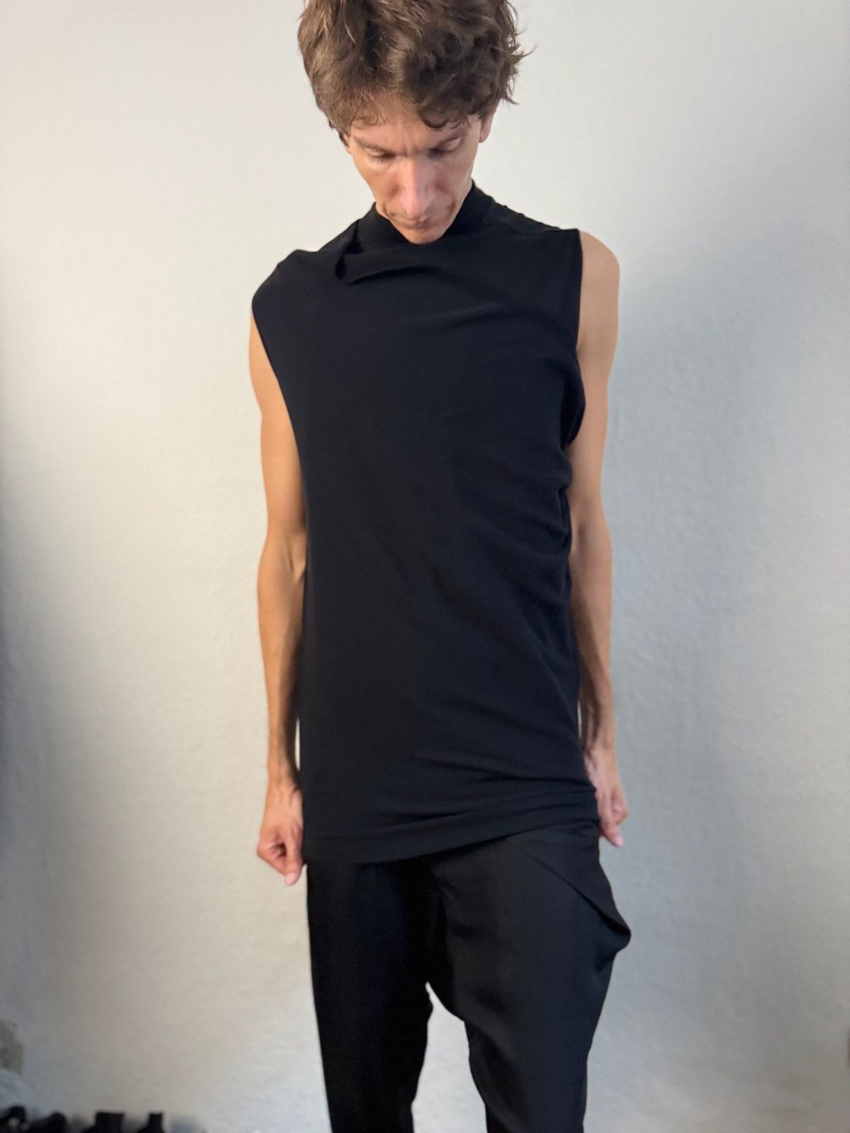 Rick Owens Runway S/S 13 "ISLAND" Knitted Cotton Tank Top Size US M / EU 48-50 / 2 - 14 Thumbnail