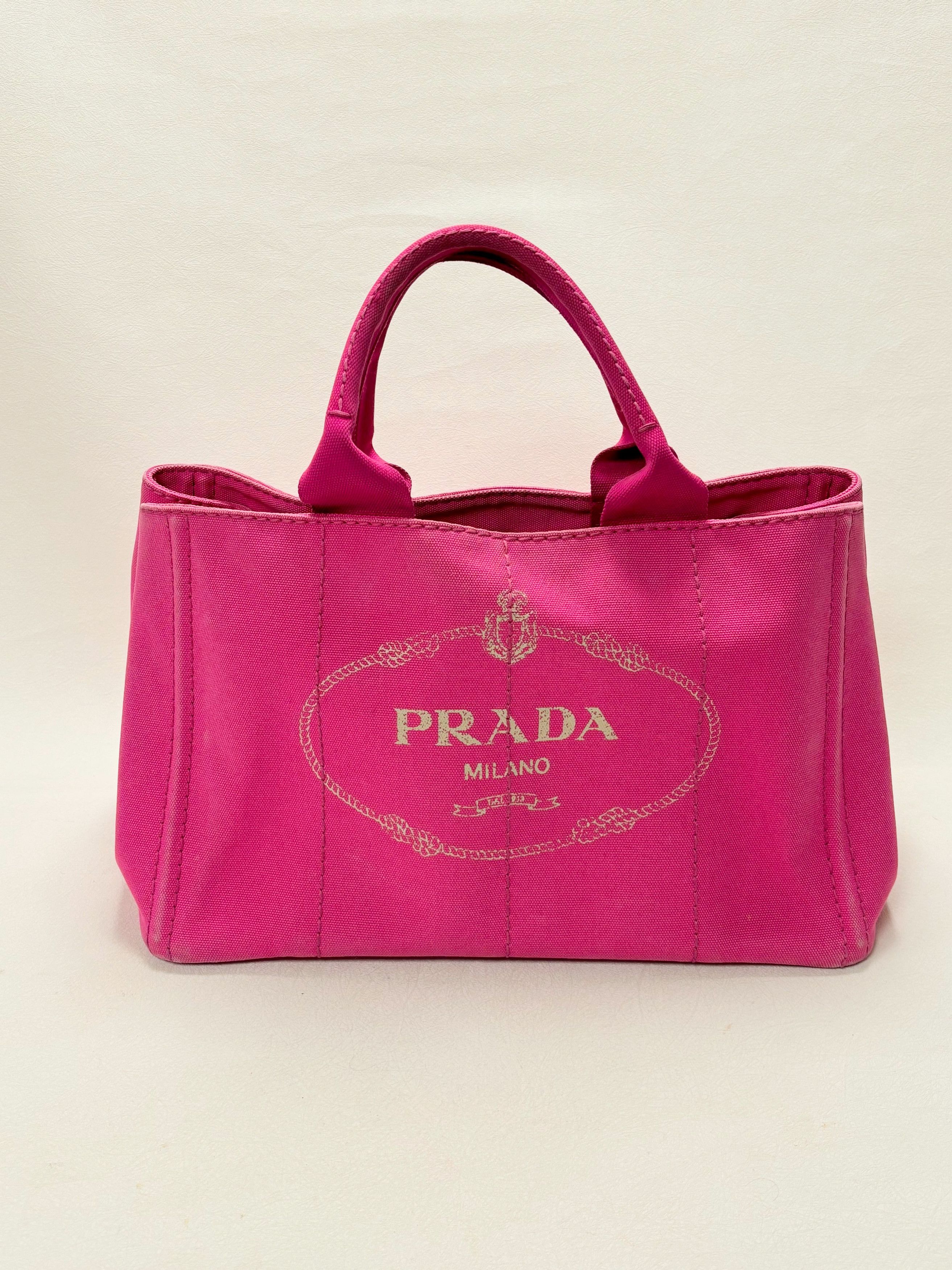 Prada Sac Canapa Denim rose Size ONE SIZE - 1 Thumbnail