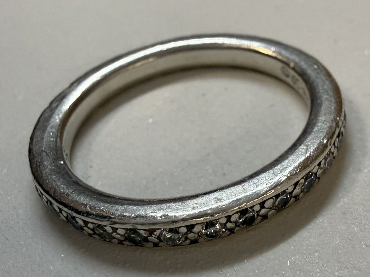 Chrome Hearts Chrome Hearts Sterling Silver Pave Diamond Ring -SIZE 10.5 Size ONE SIZE - 14 Thumbnail