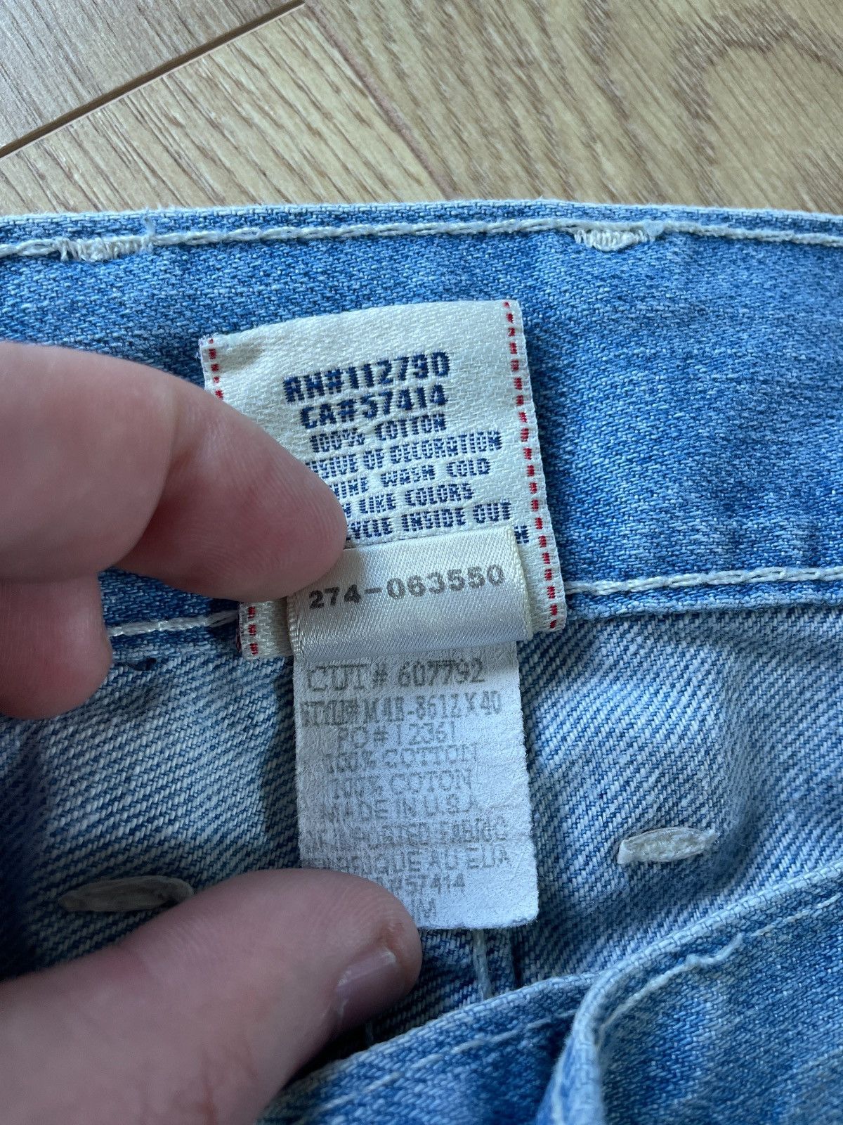 True Religion × Vintage Vintage True Religion Slim Faded Denim Jeans USA Y2K Style Size US 32 / EU 48 - 6 Thumbnail