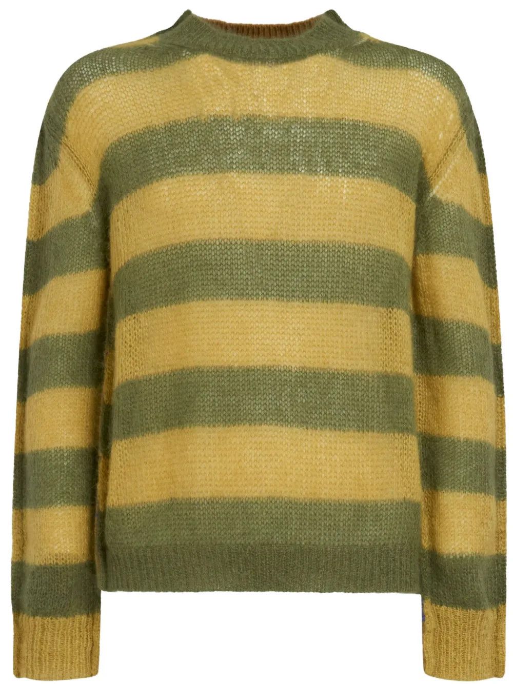 Marni o1w1db10125 Stripe-Print Knit Jumper in Multicolor Size US XL / EU 56 / 4 - 1 Thumbnail