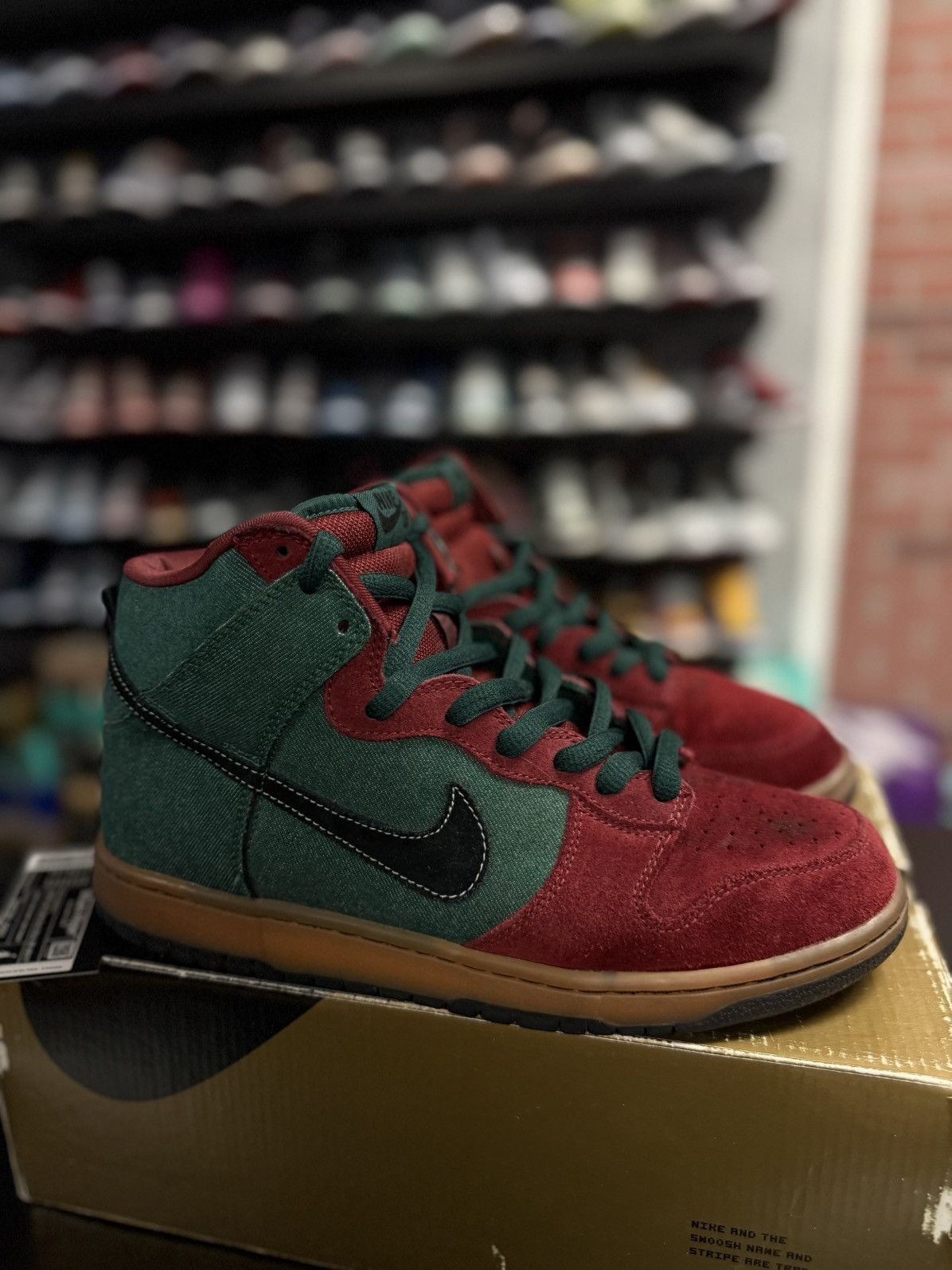 Nike Size 9.5- Nike SB Dunk High Pro Goofy Boy (305050-305) RARE Size US 9.5 / EU 42-43 - 2 Thumbnail