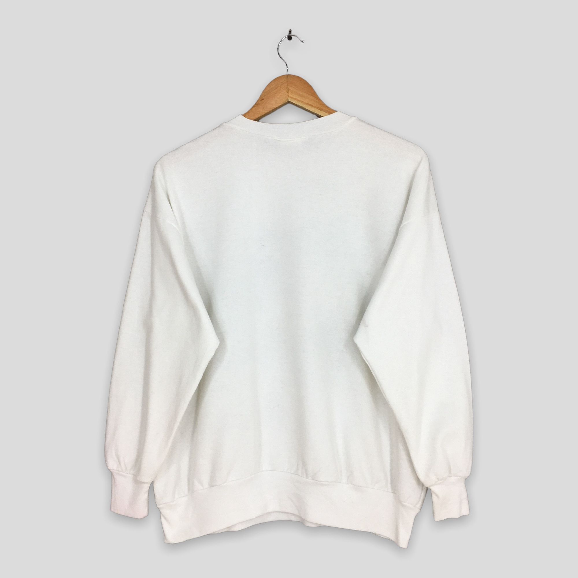 Habitat Vintage 90s Cardinal Bird Farm View White Sweatshirt Large Size US L / EU 52-54 / 3 - 6 Thumbnail