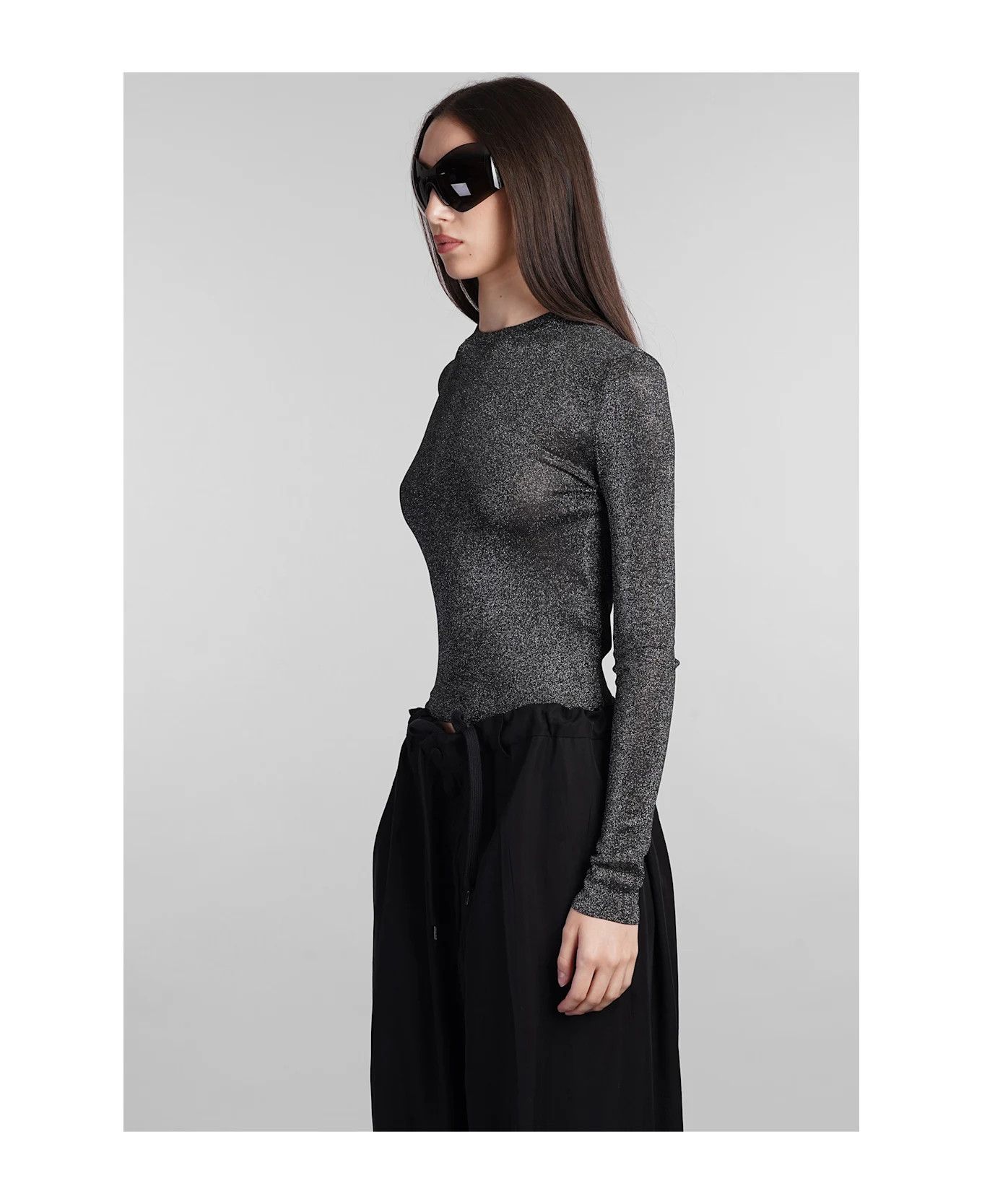 Balenciaga o1s1rm0326 Open Back Top in Black Size XS / US 0-2 / IT 36-38 - 4 Thumbnail