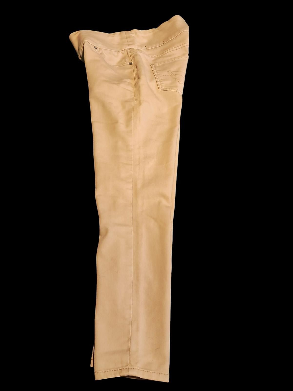 Jagermeister JAG Women's Casual Pants Beige Size M Size 32" / US 10 / IT 46 - 4 Thumbnail