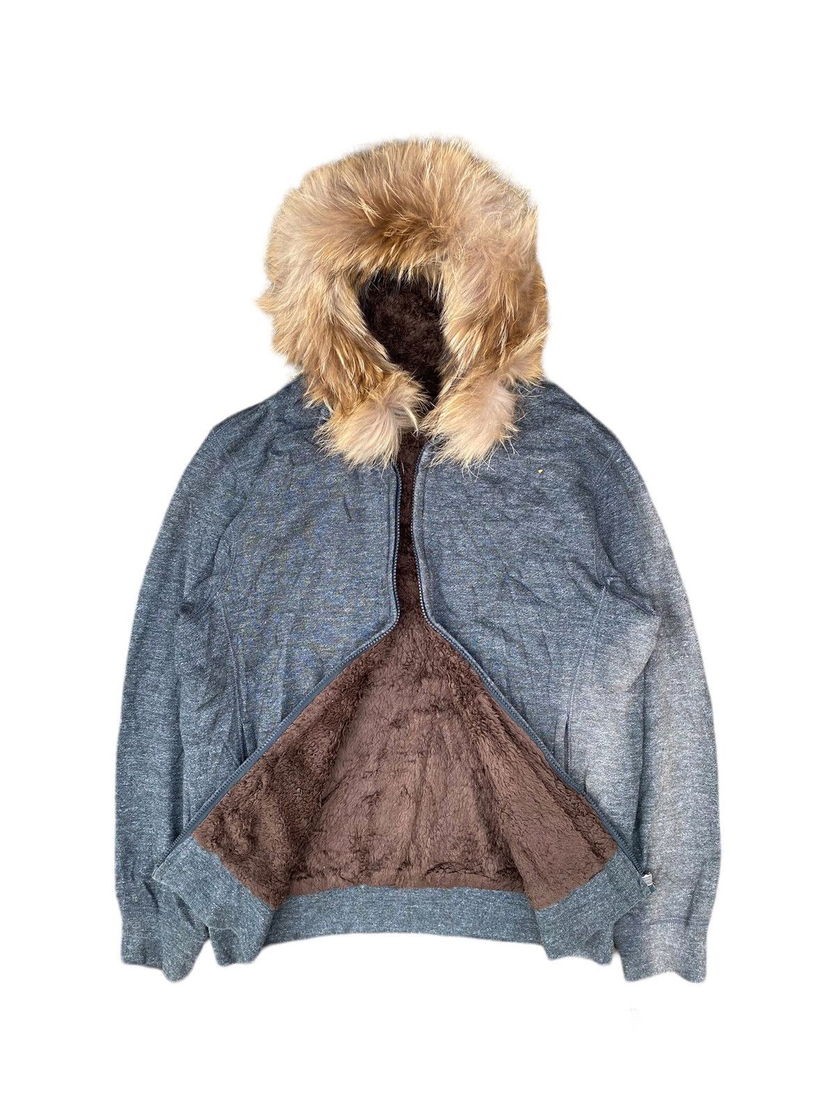 14th Addiction × If Six Was Nine × Yasuyuki Ishii Fur Zip Hoodie Sherpa Uniqlo Faded ifsixwasnine lgb style Size US M / EU 48-50 / 2 - 1 Thumbnail