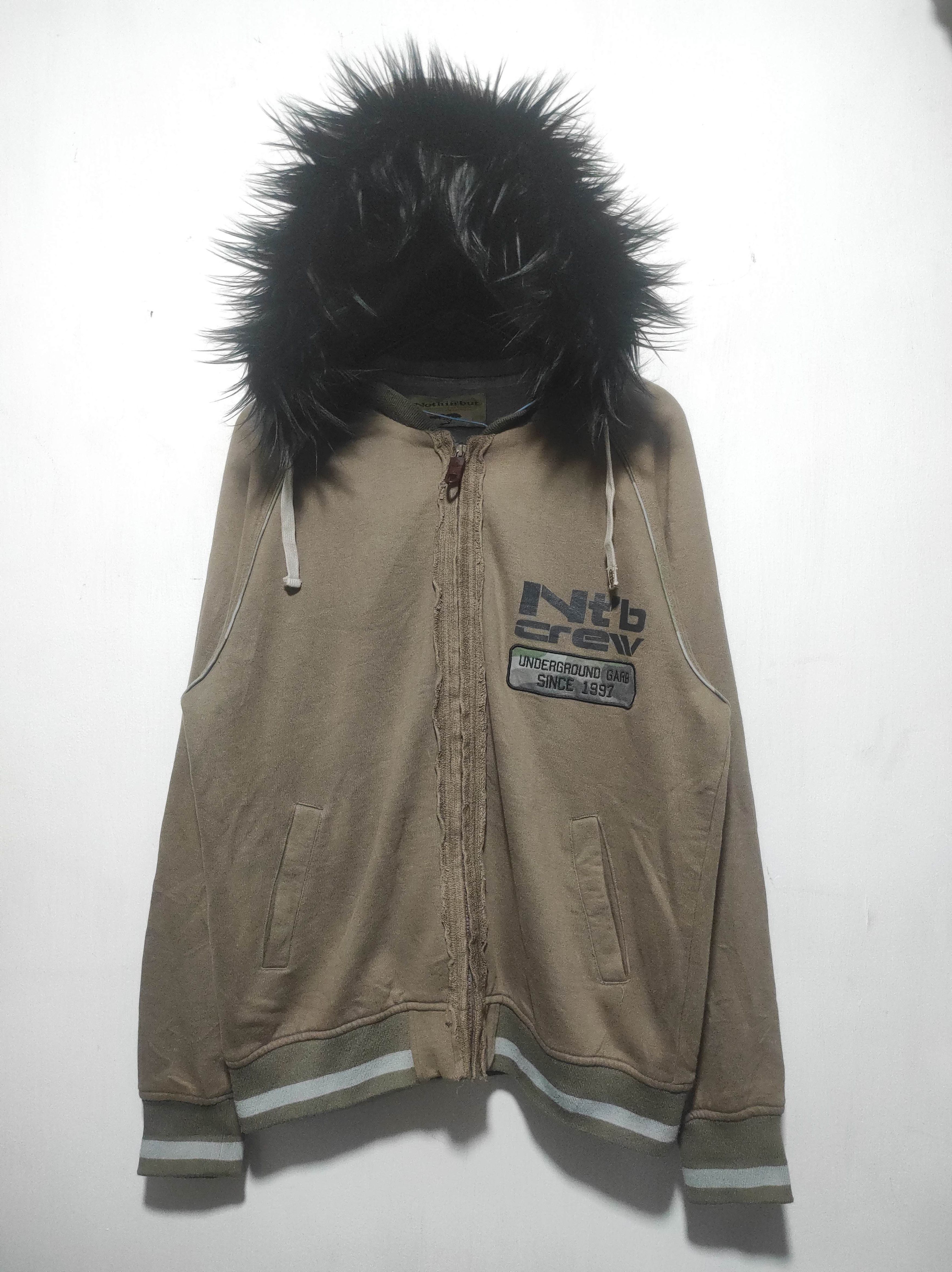 Hysteric Glamour Nothin'but Crew Zip Fur Hoodie IfSixWasNine LGB style Size US L / EU 52-54 / 3 - 2 Thumbnail