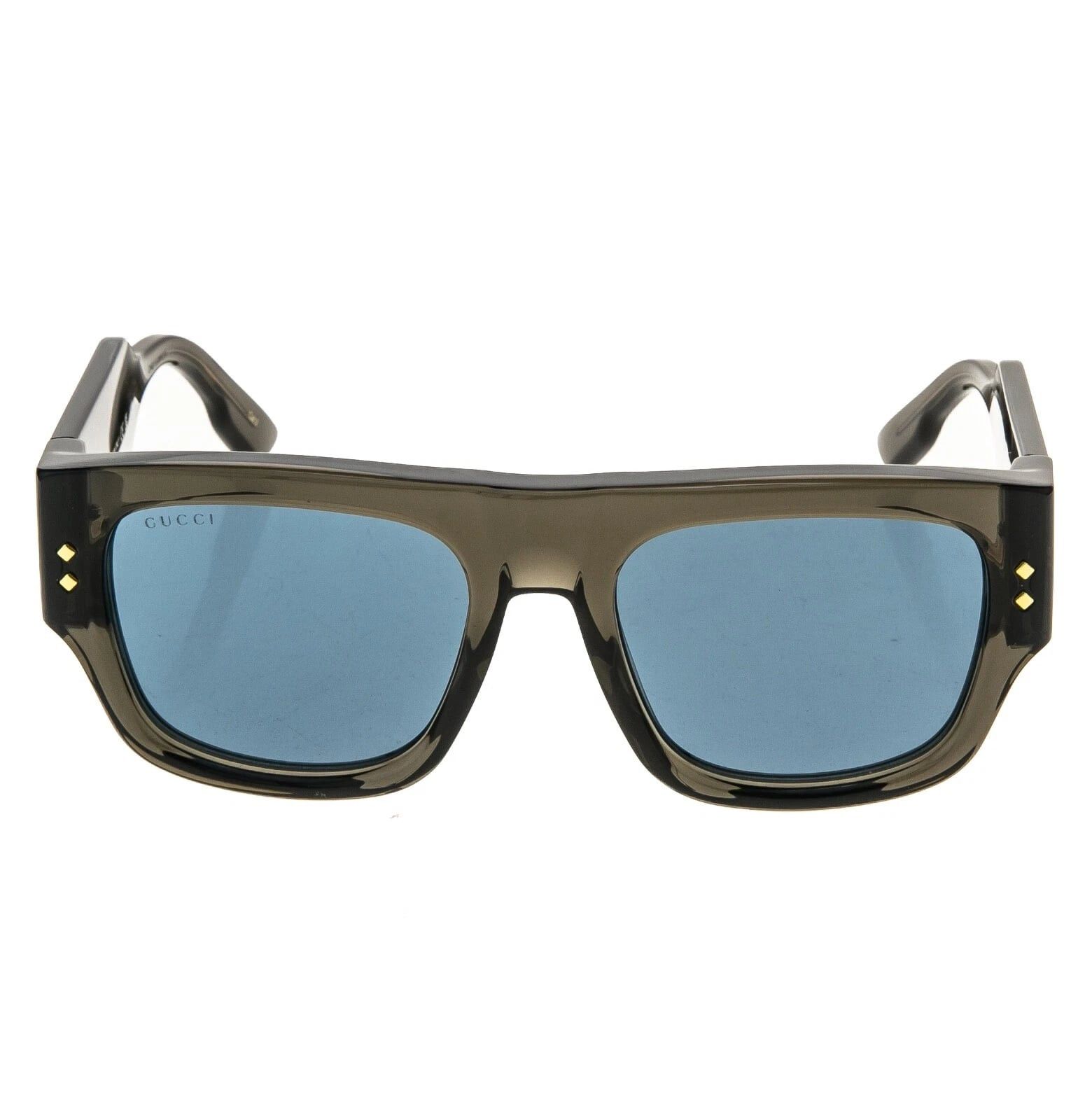 Gucci GUCCI GG1262 Crystal Gray Blue Diamond 1262 Unisex 003 Size ONE SIZE - 6 Thumbnail