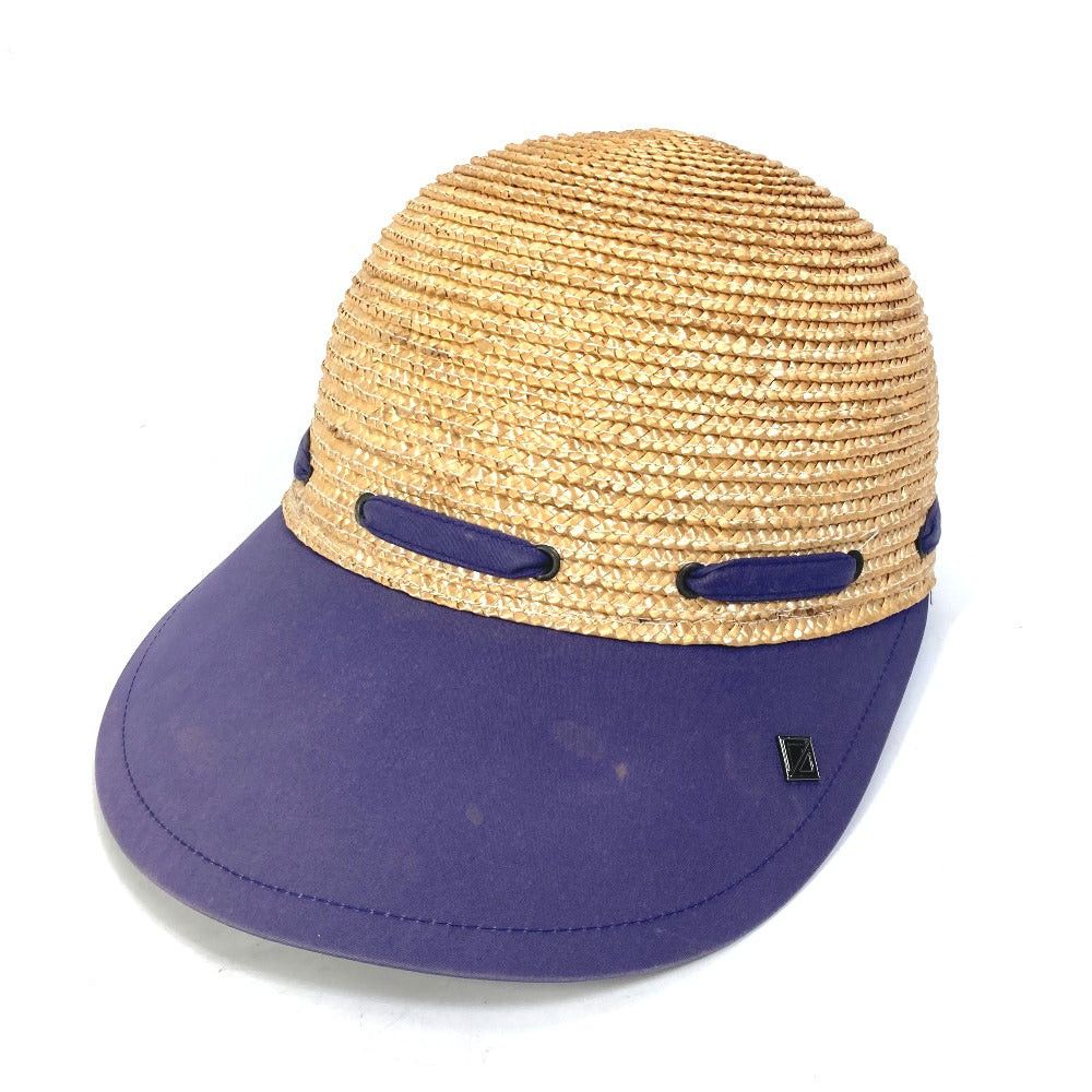 Dior Dior Sports Straw Cap Chapeau Ribbon Li-Bon Cotton Women Size ONE SIZE - 1 Thumbnail