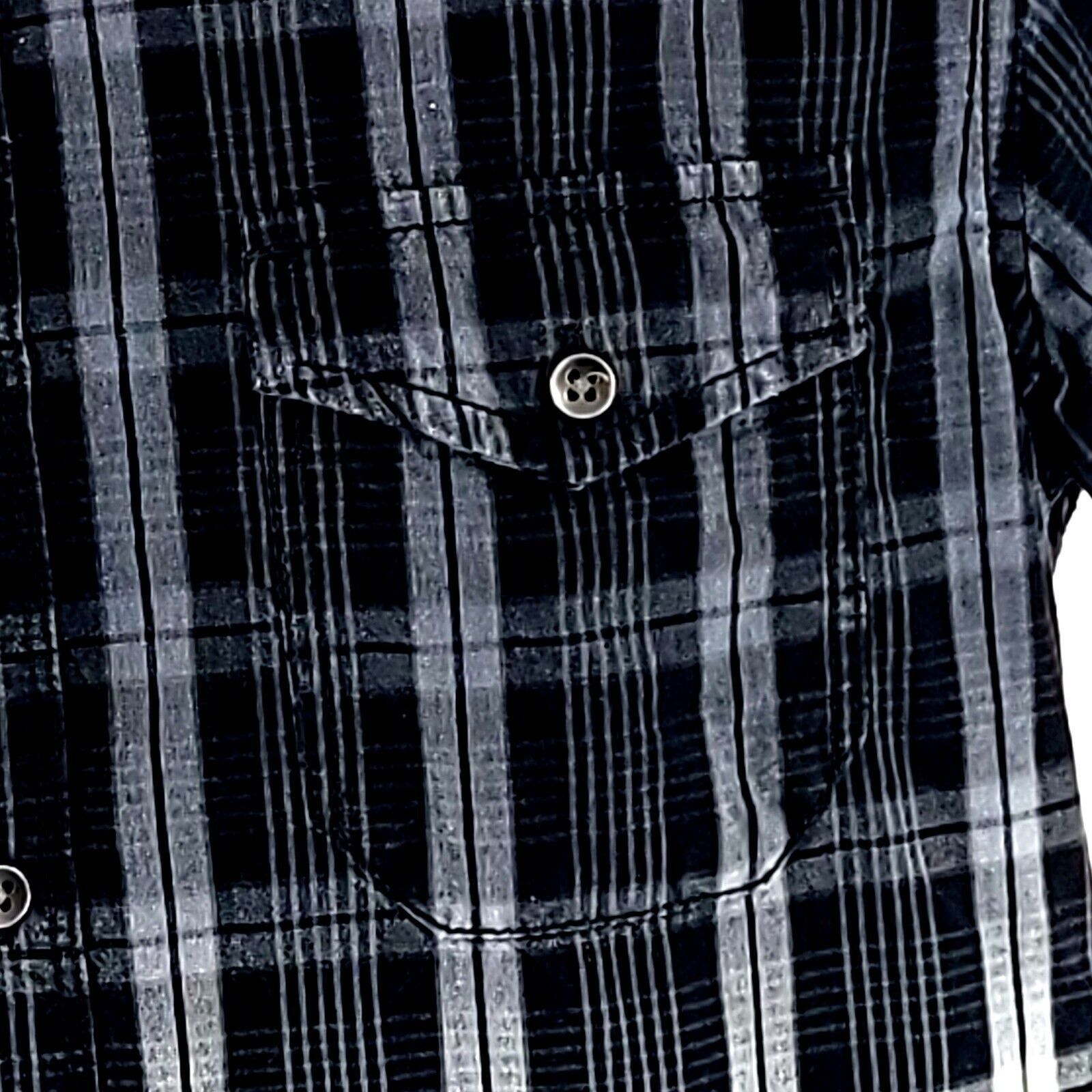 I.N.C INC International Concepts Black Gray Gradient Plaid Small C Size US S / EU 44-46 / 1 - 2 Thumbnail