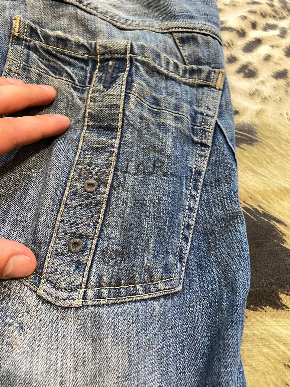 G-Star G-Star Raw logo Distressed Washed Denim Jeans Size US 32 / EU 48 - 21 Thumbnail