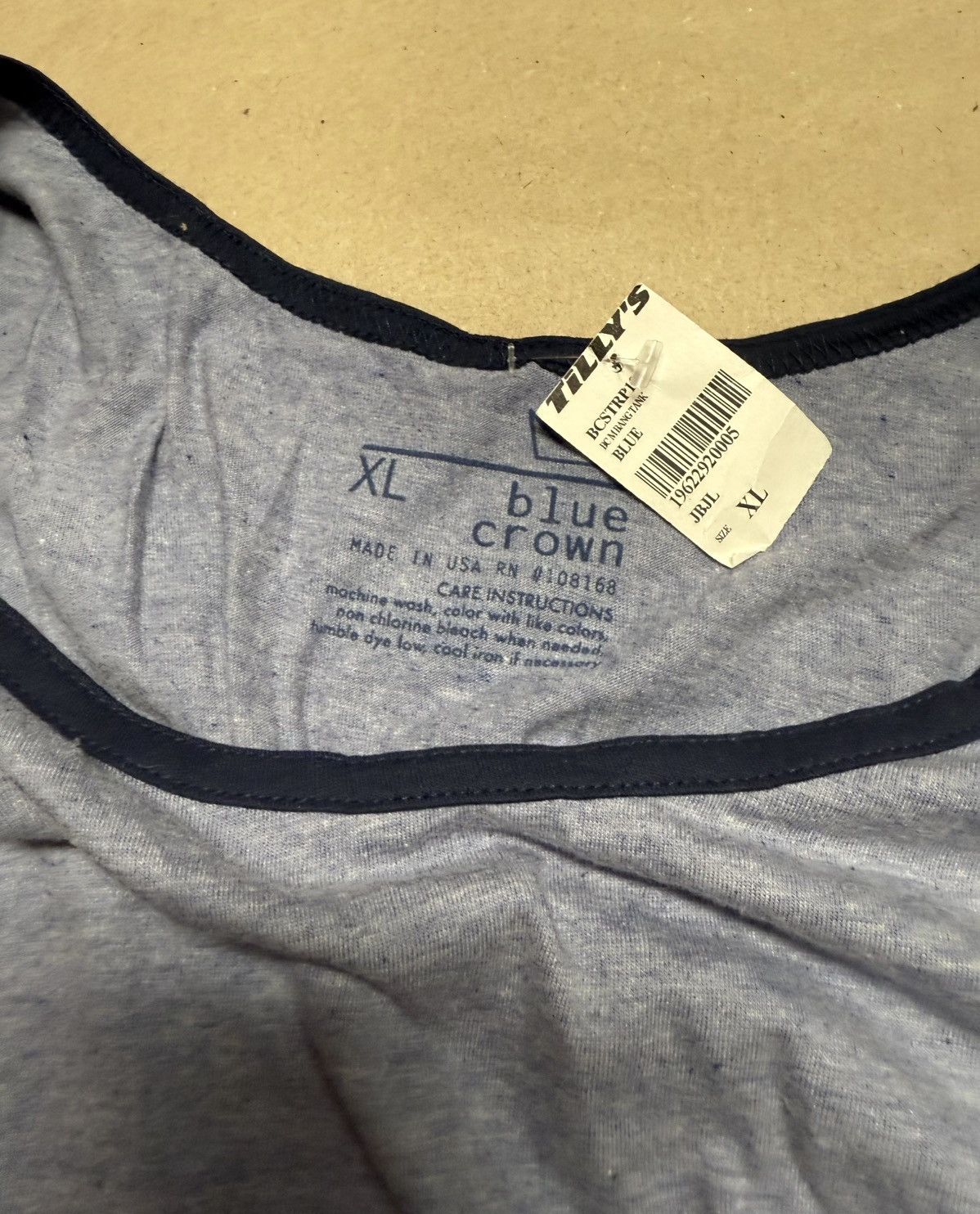 Other Blue Crown Premium Tank Top Shirt XL NEW! Size US XL / EU 56 / 4 - 3 Thumbnail
