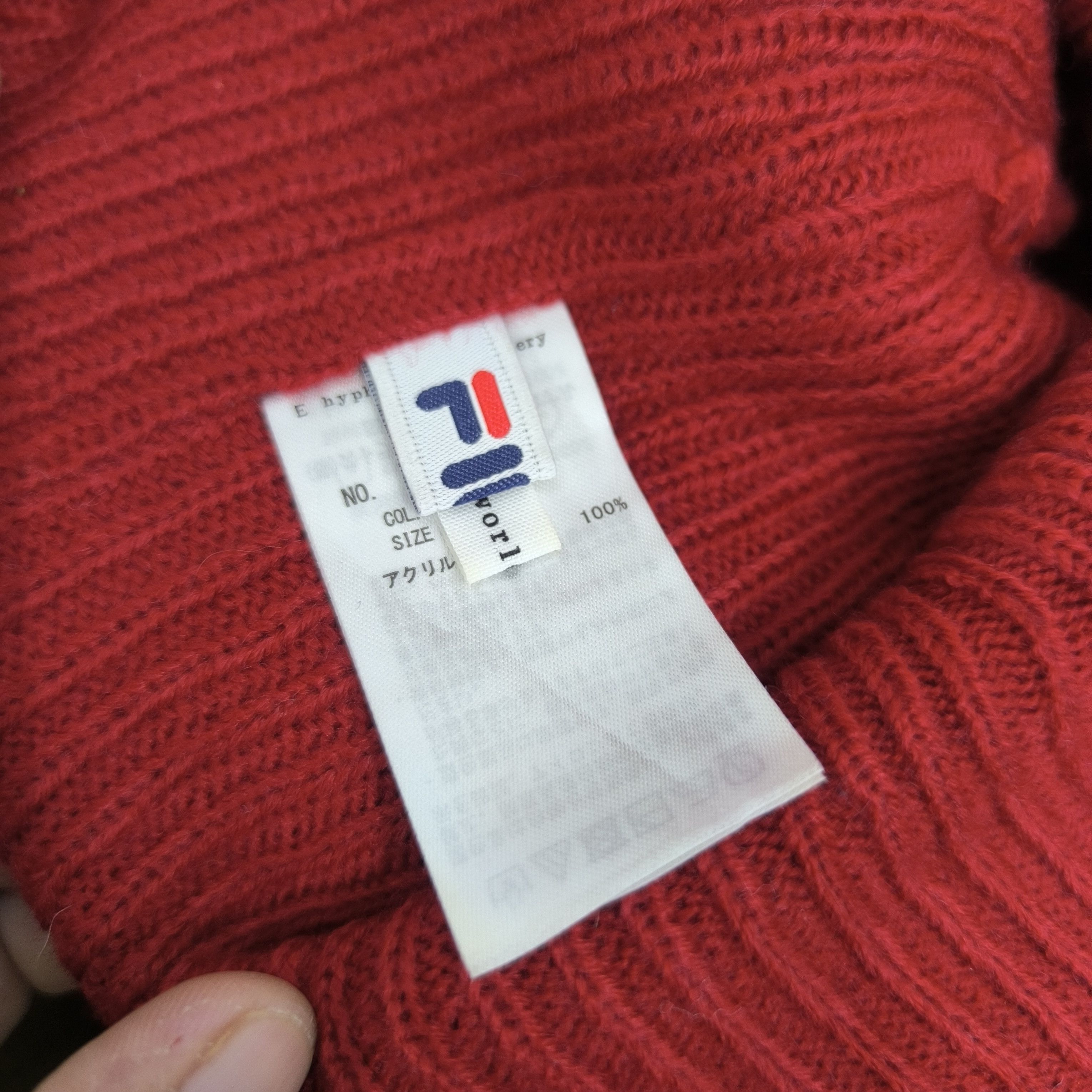 Fila × Japanese Brand ✨Fila x E hyphen world gellery logo patch beanie hat Size ONE SIZE - 4 Thumbnail