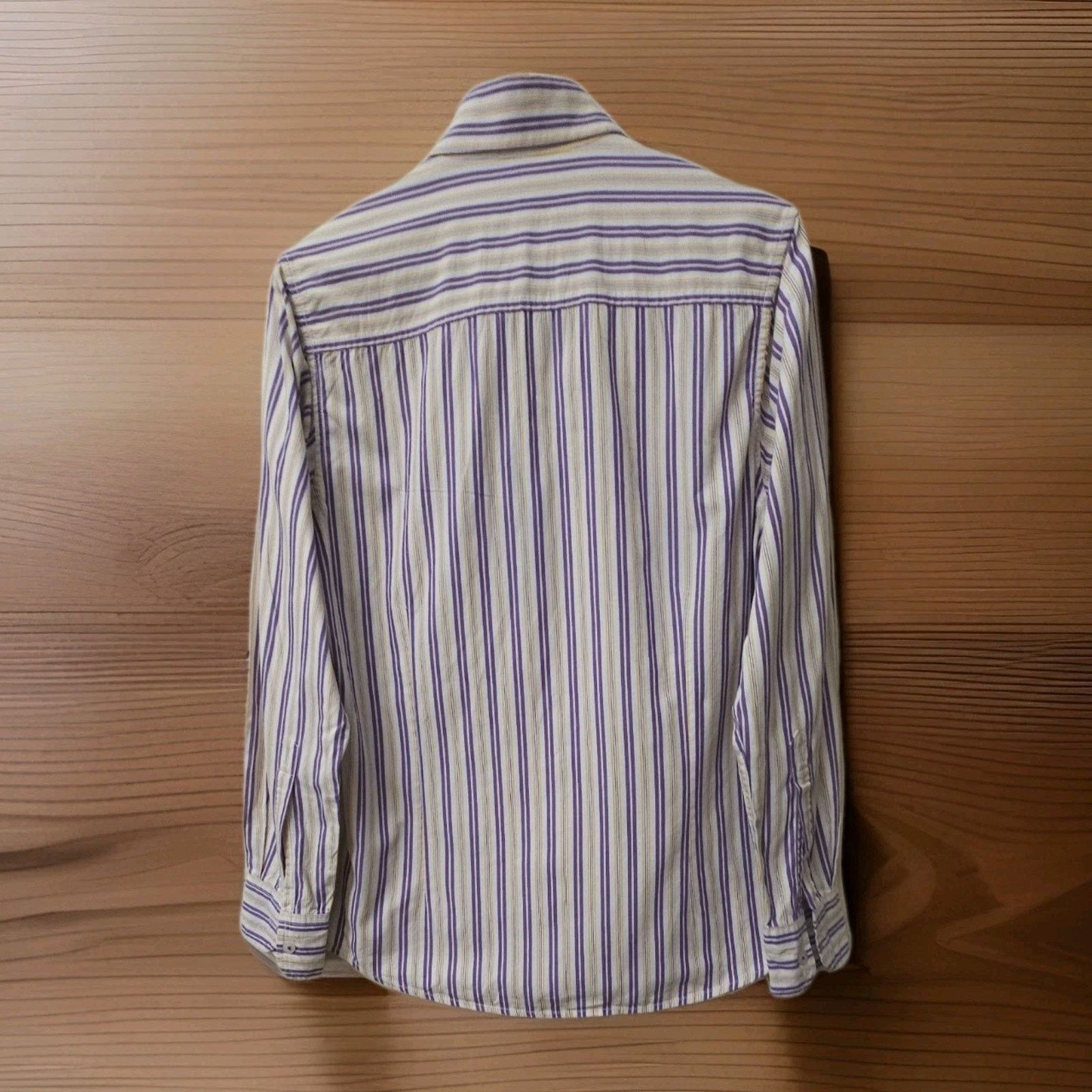 Paul Smith PAUL SMITH LONG SLEEVE Logo Shirt Striped 40 Size US XXS / EU 40 - 2 Thumbnail