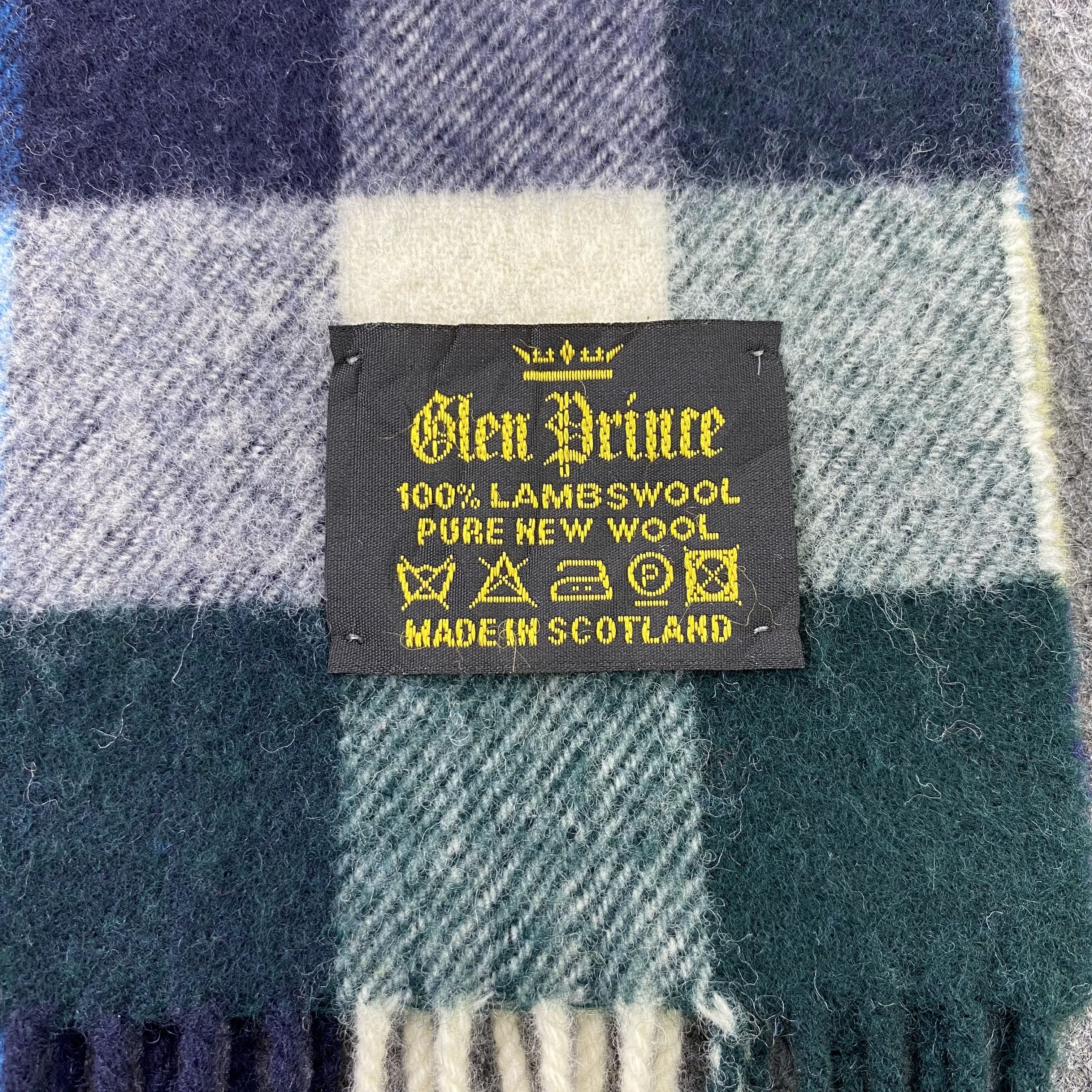 Glen Prince Wool Scarf / Muffler / Neckwear -T1557