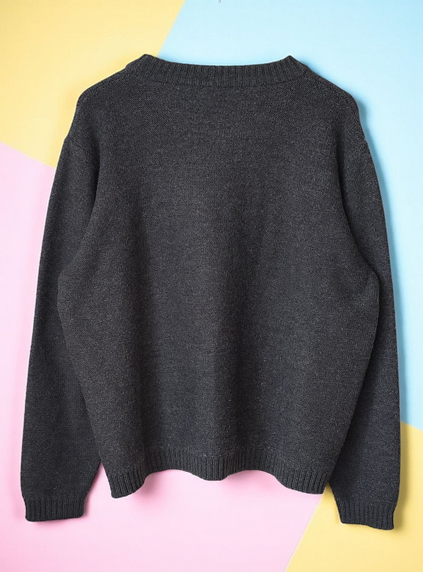 Diesel Diesel Big Spell Out Logo Vintage 90s Wool Sweater Italy Size US L / EU 52-54 / 3 - 2 Thumbnail
