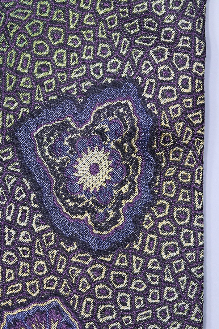 Other Vintage Alpi Silk Tie with Abstract Medallion Pattern Size ONE SIZE - 10 Thumbnail