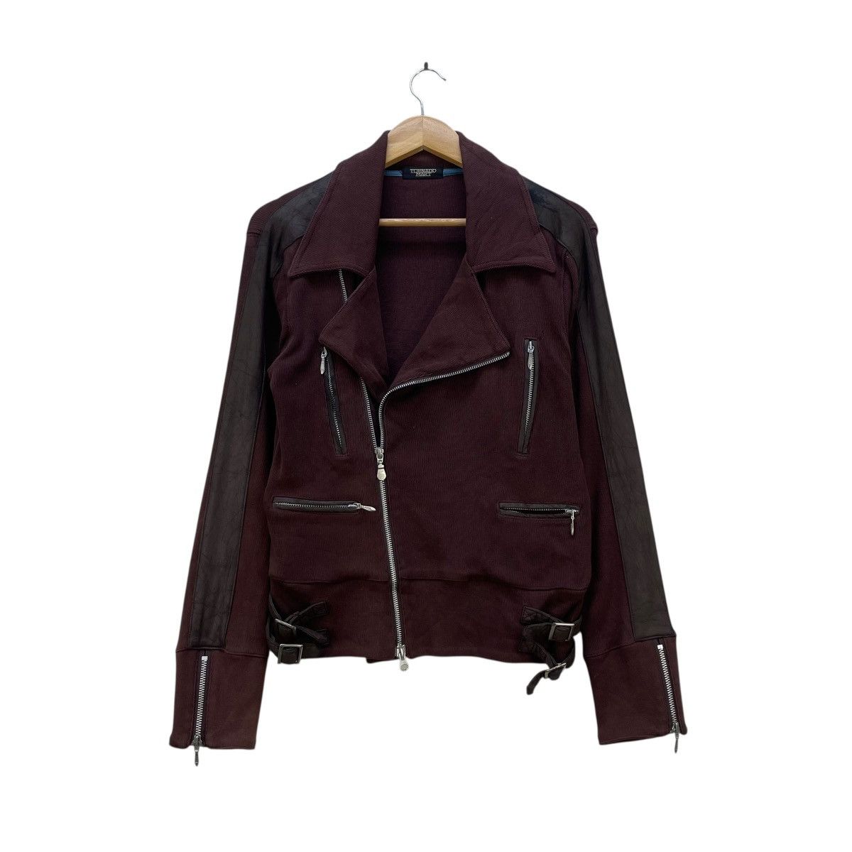 Tornado Mart 🔥Vintage Tornado Mart Tornado Mart V-kei style rider jacket Size US M / EU 48-50 / 2 - 1 Thumbnail