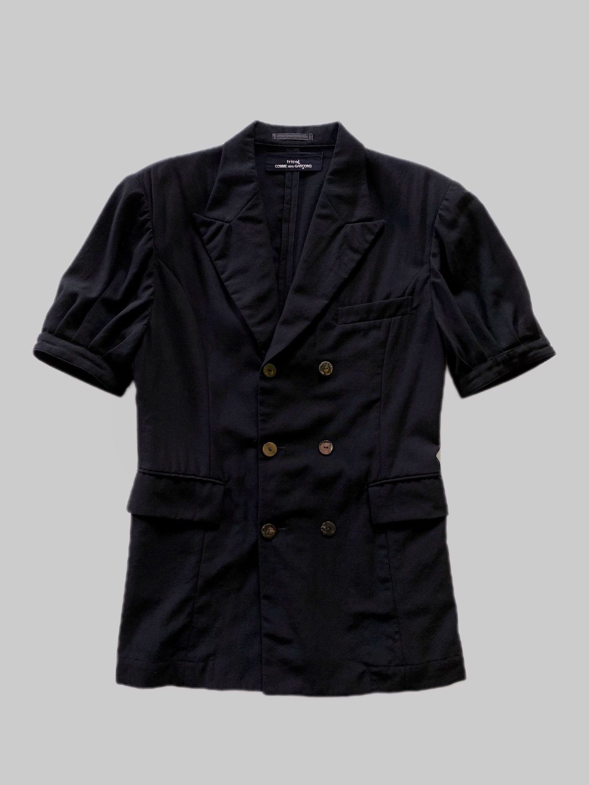 Tricot Comme des Garcons AW1988 Tricot Comme Des Garcons Double Breasted Wool Tops Size M / US 6-8 / IT 42-44 - 1 Thumbnail