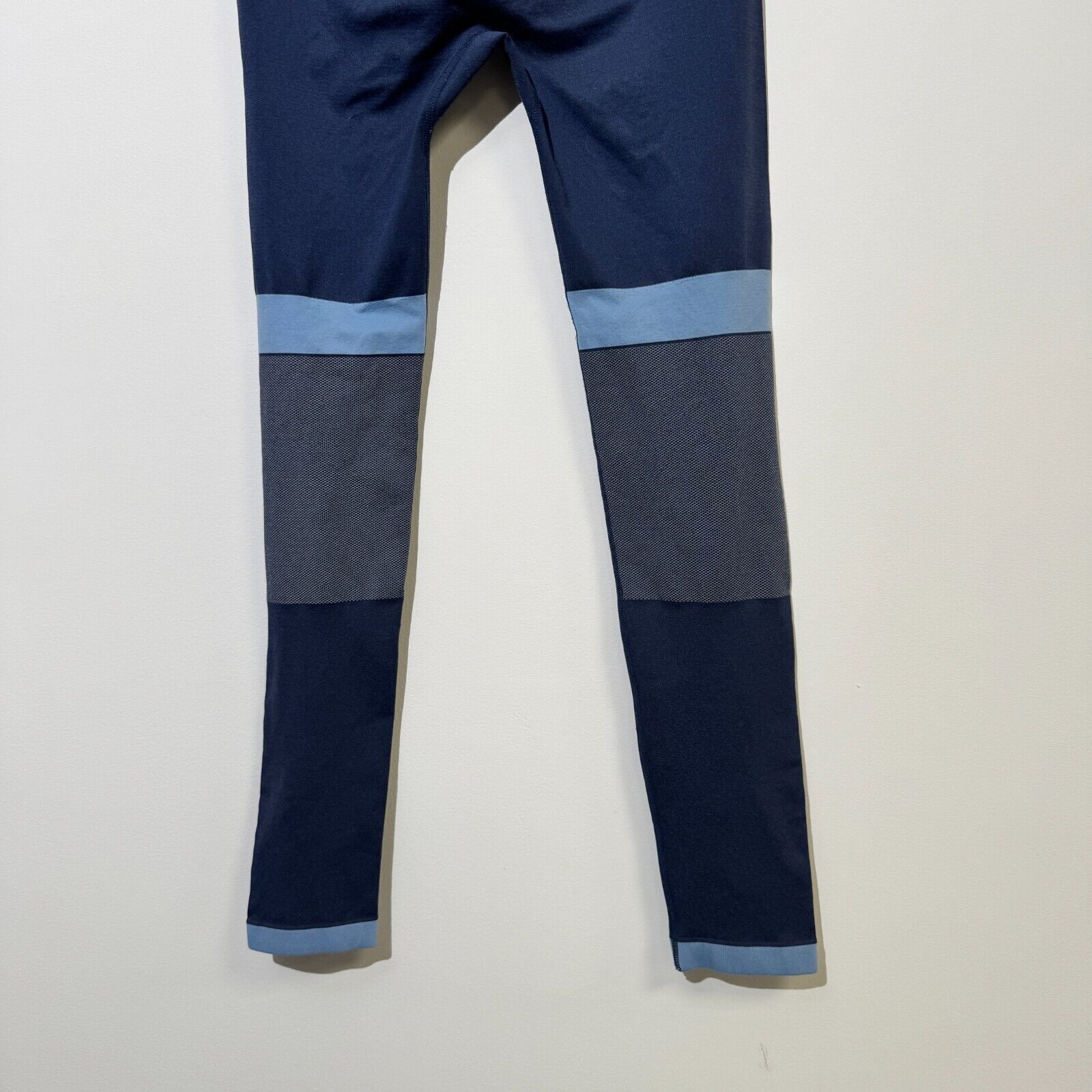 Vintage Vintage 90s Karrie Moor Unisex Navy Blue Polyester Leggings Size US 29 - 9 Thumbnail