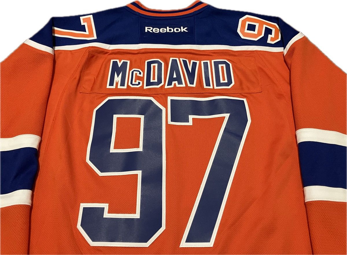 Reebok Edmonton Oilers McDavid Reebok NHL Hockey Jersey Size L Size US L / EU 52-54 / 3 - 5 Thumbnail