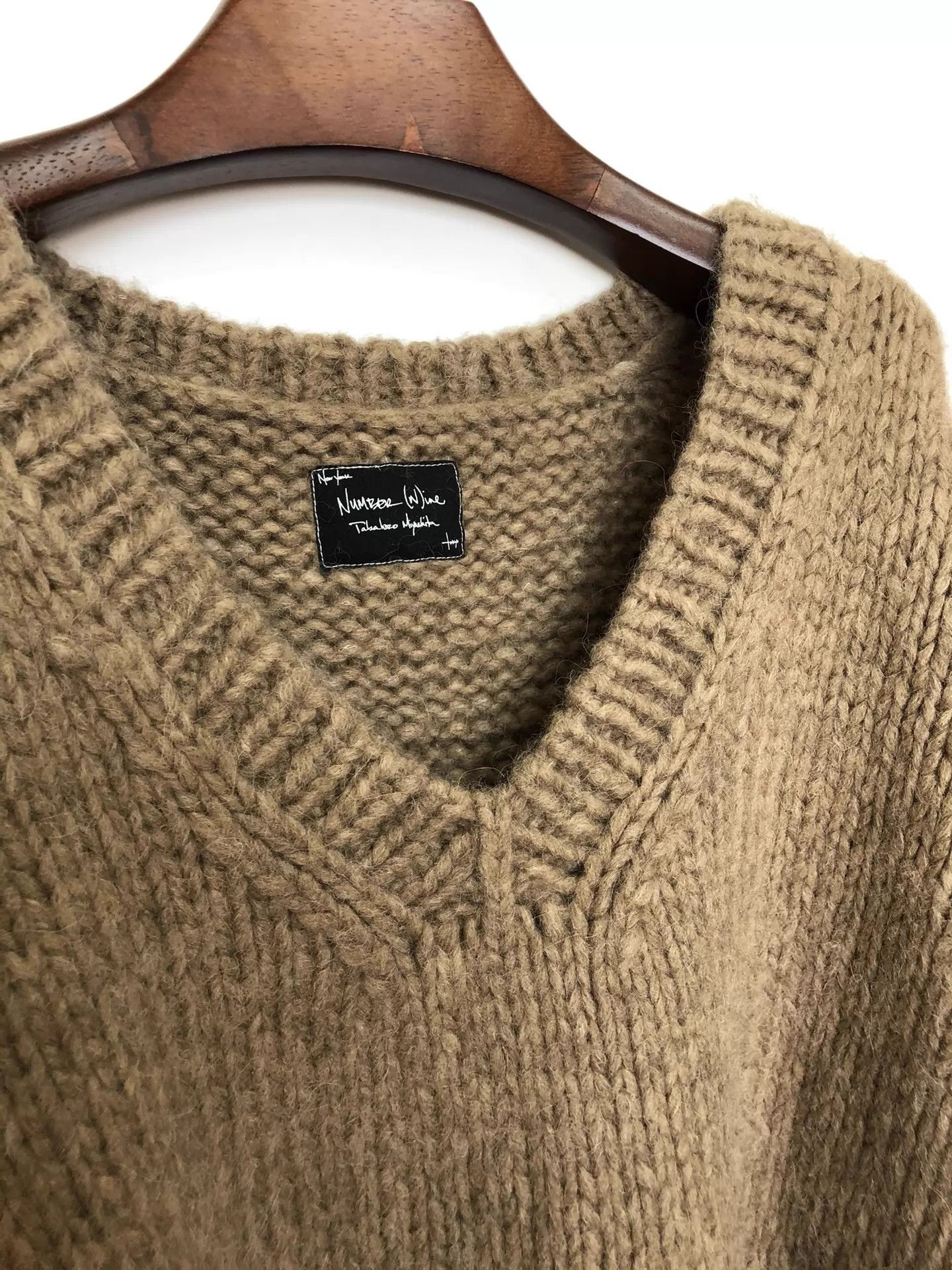 Number (N)ine NNine takahiro miyashita 3 square sweaters Size US L / EU 52-54 / 3 - 2 Thumbnail