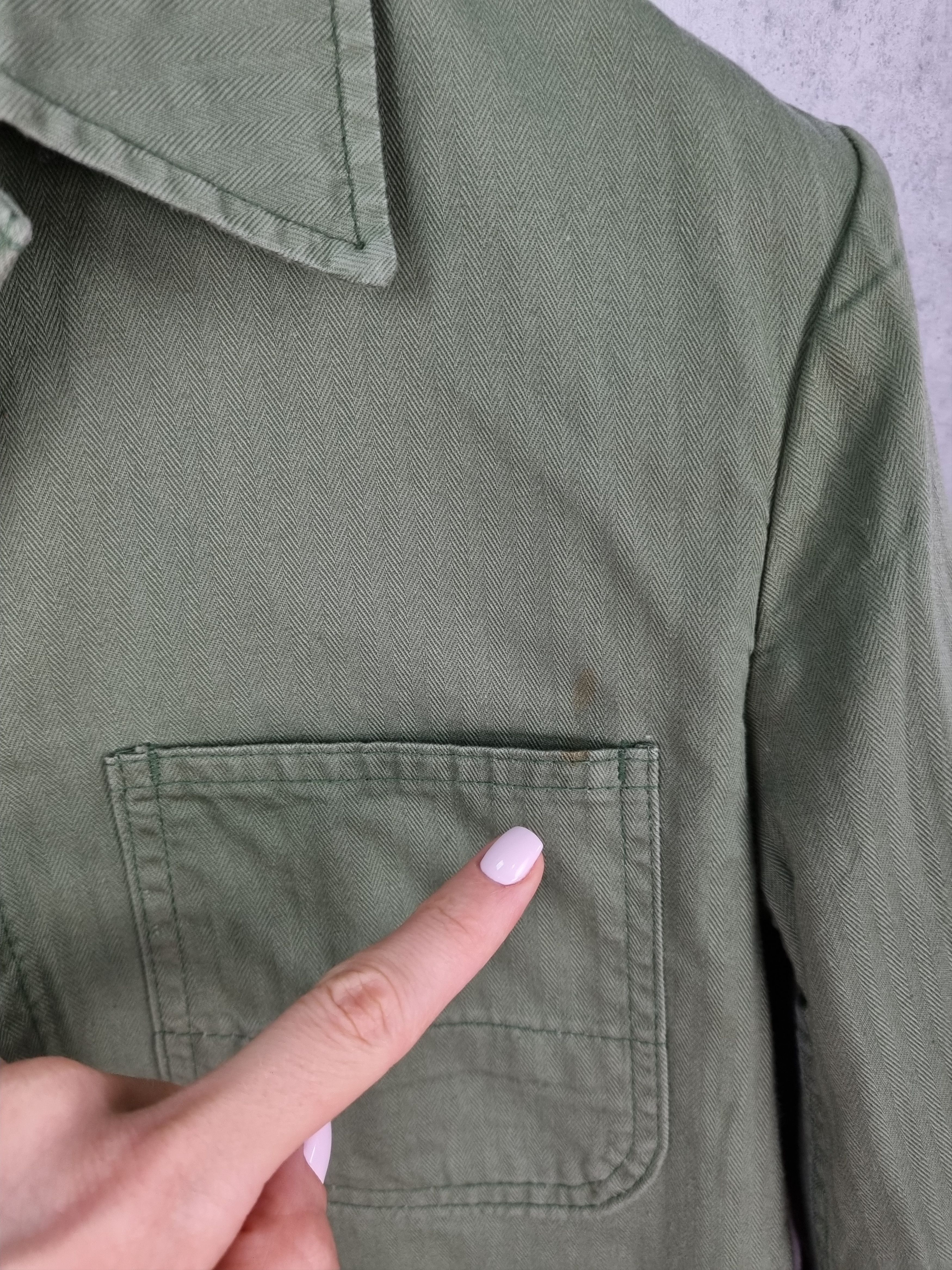 Le Laboureur × Vetra 90s Sanfor Worker Military French Chore Light Jacket Size US M / EU 48-50 / 2 - 19 Thumbnail