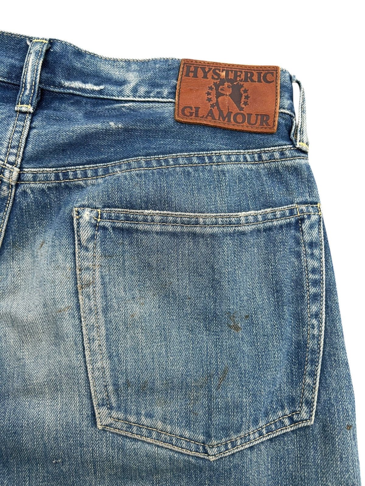 Hysteric Glamour Hysteric Glamour Selvedge studded Distressed Denim Jeans ☠️🎌 Size US 32 / EU 48 - 25 Thumbnail