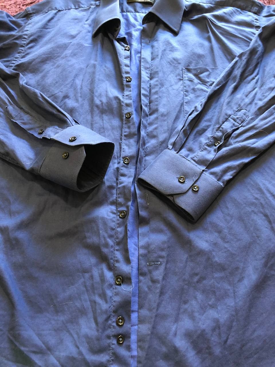 Balmain Vintage Balmain blue button-down shirt Y2K Size US XL / EU 56 / 4 - 7 Thumbnail