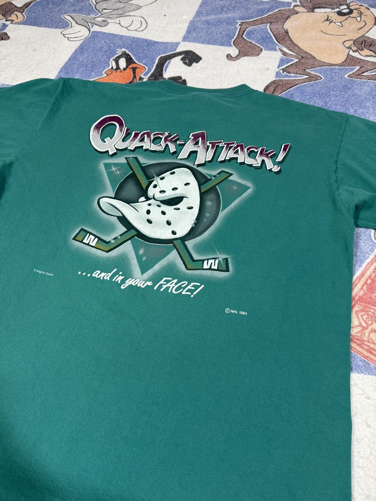 NHL Vintage mighty ducks tee Size US XL / EU 56 / 4 - 4 Thumbnail