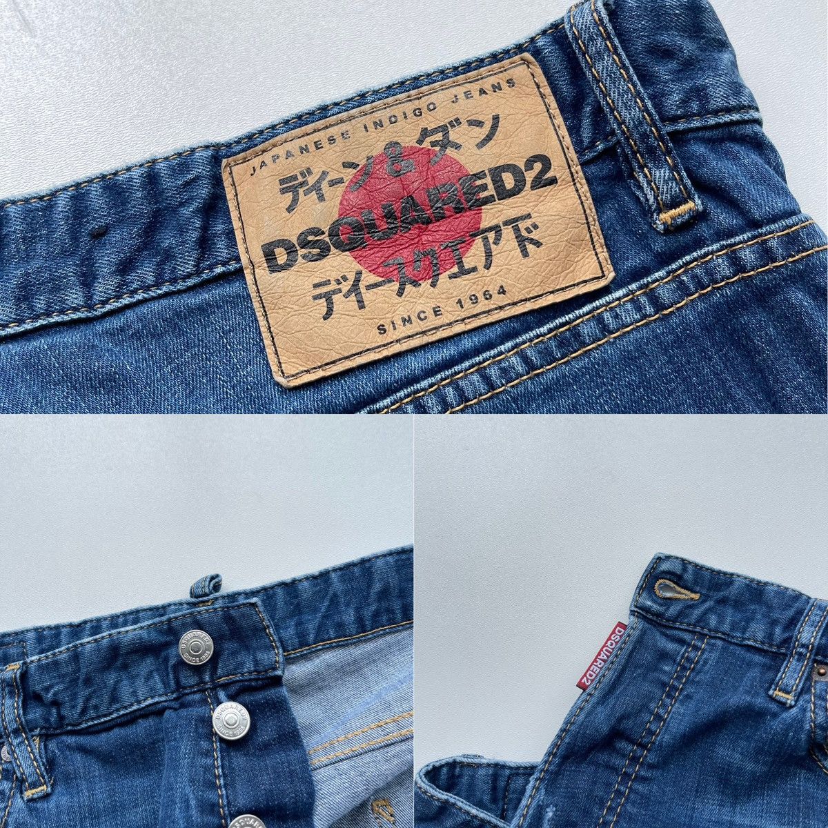 Dsquared2 Dsquared2 Distressed Japan Skinny Dan Stretch Jeans Blue Size US 36 / EU 52 - 7 Thumbnail