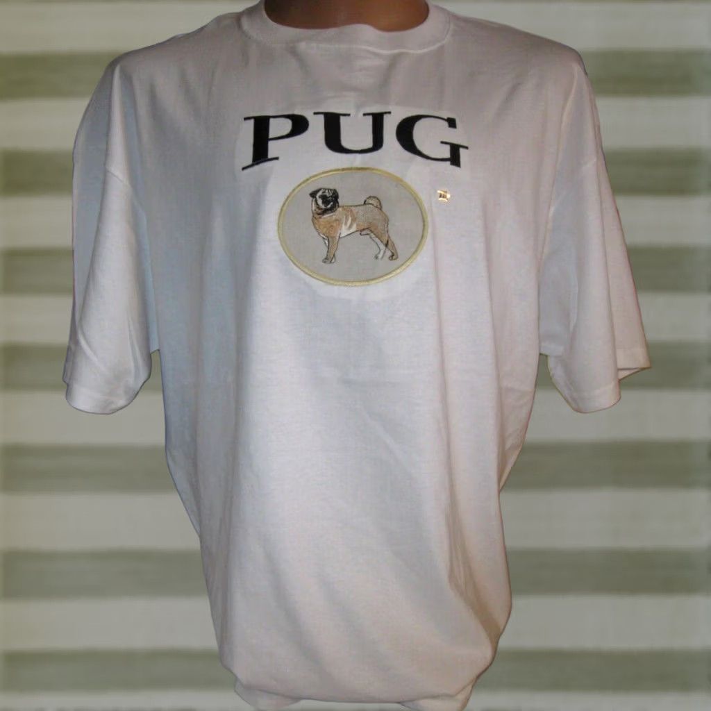 Gildan PUG DOG Shirt Adult 2XL NEW Sewn Crewneck T Lover GR8 Dogs CUTE PETS Men's Size US XXL / EU 58 / 5 - 1 Thumbnail